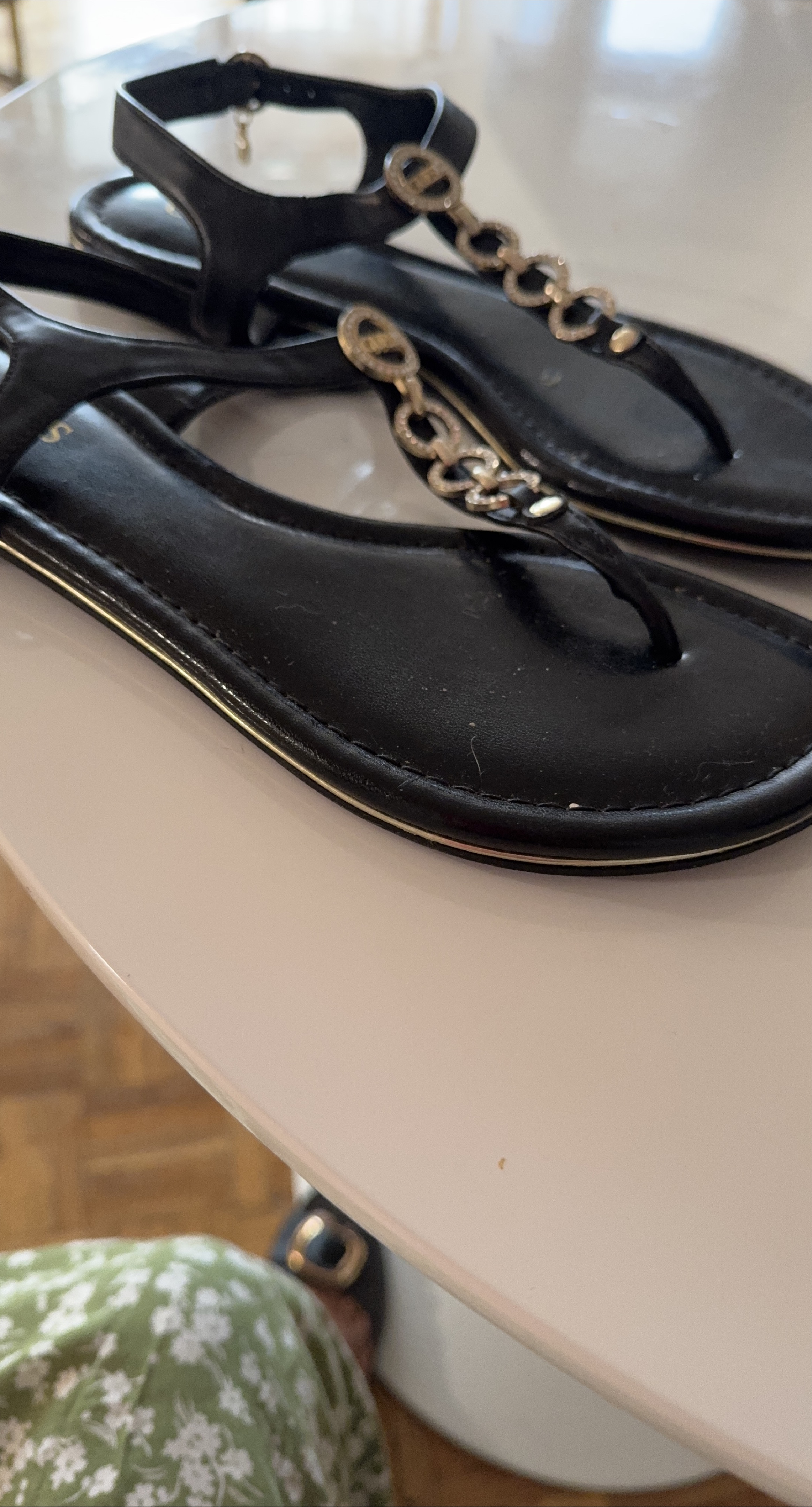 ALDO Black Sandals Size 7 thumbnail
