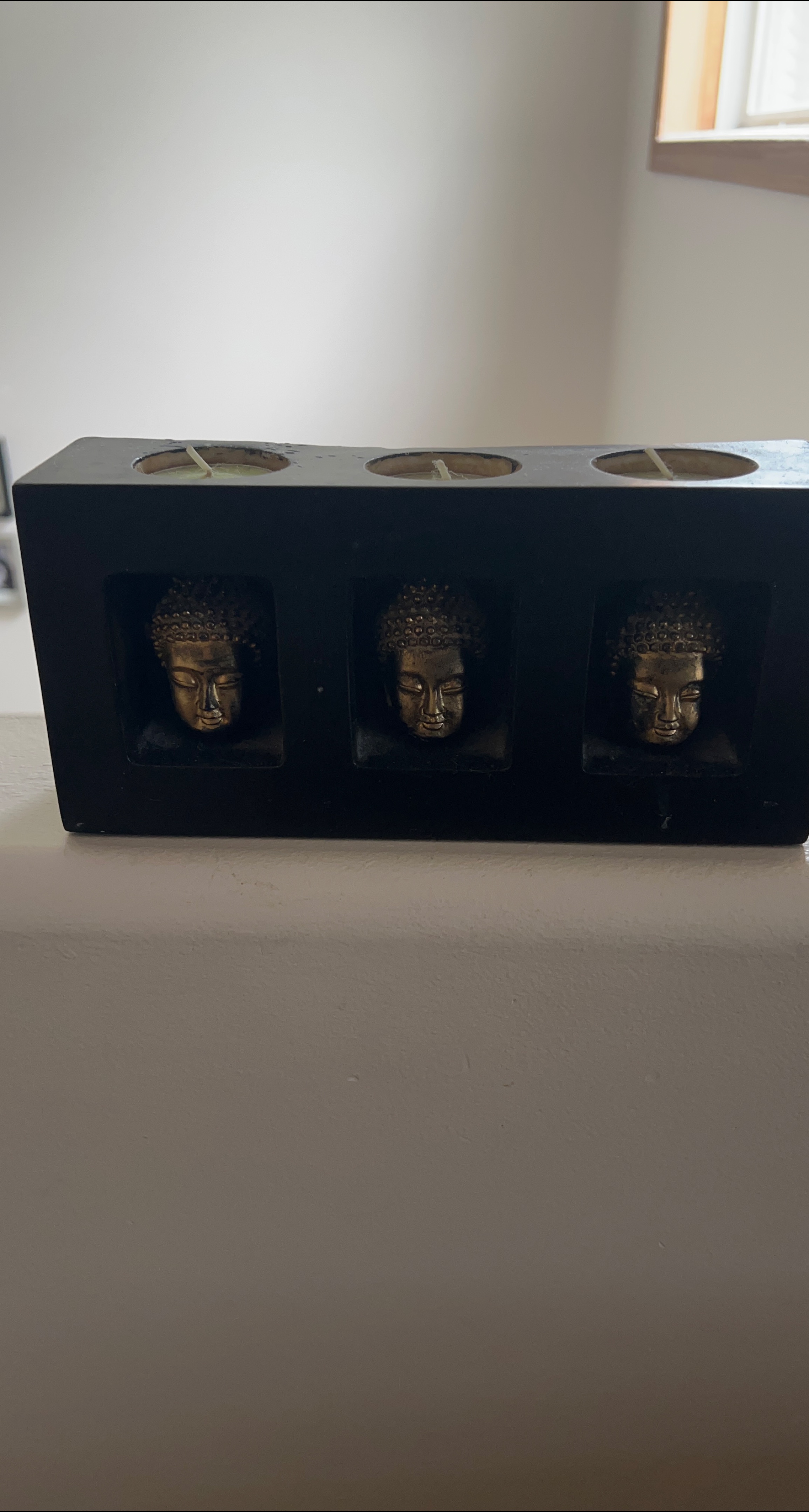 Buddha Head Candle Holder thumbnail