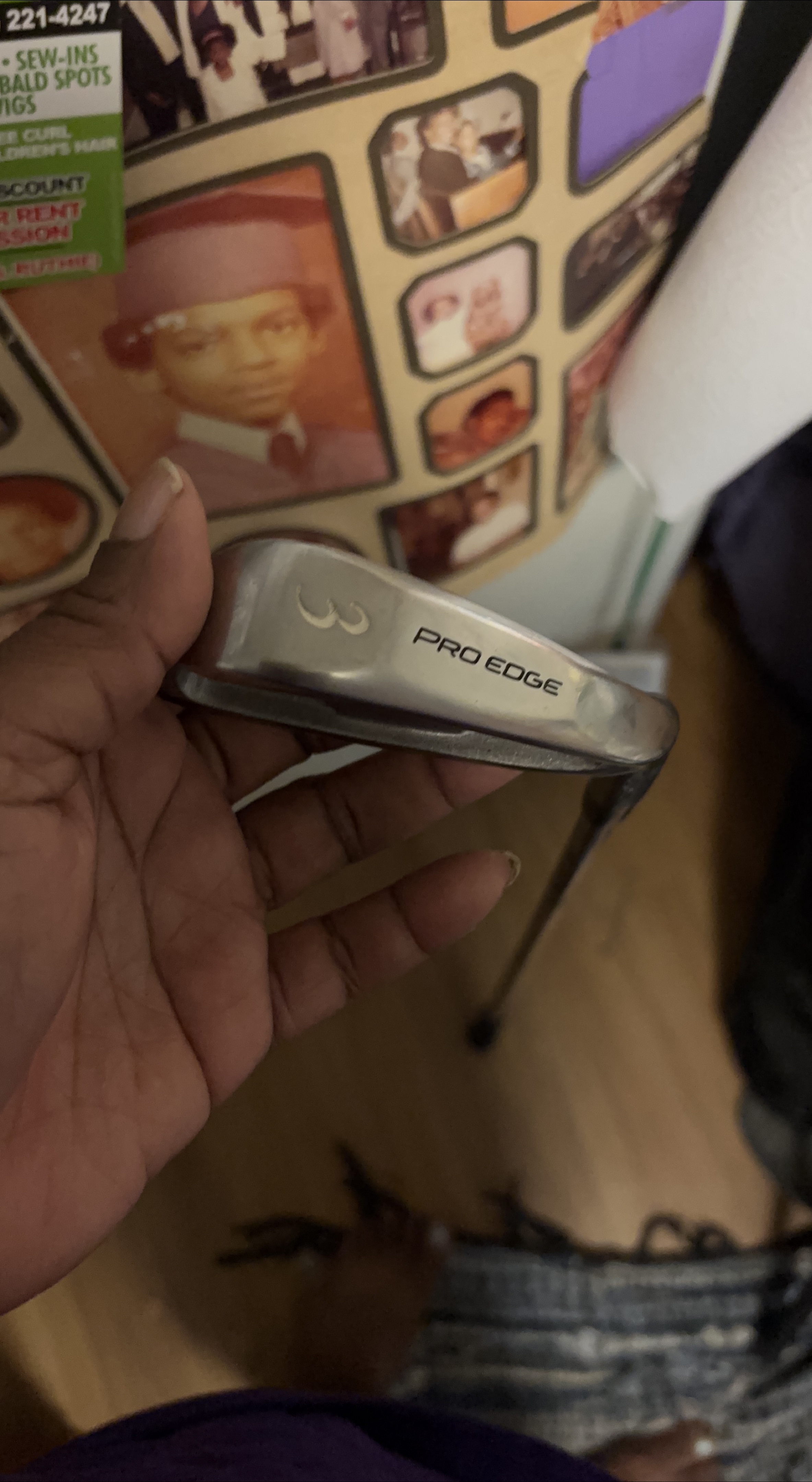 Pro Edge 3 Iron Golf Club thumbnail