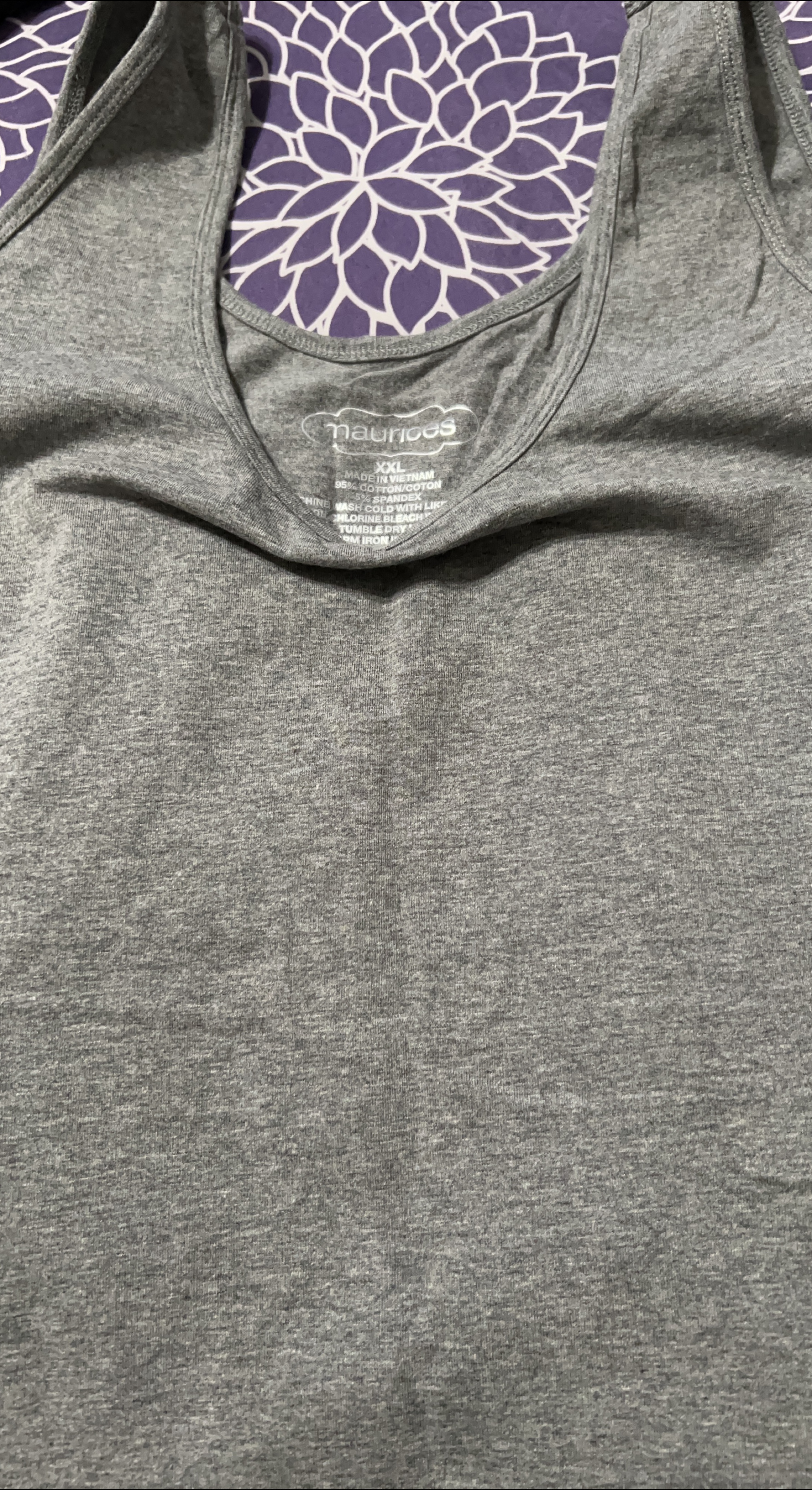 Maurices Gray Tank Top - XXL thumbnail