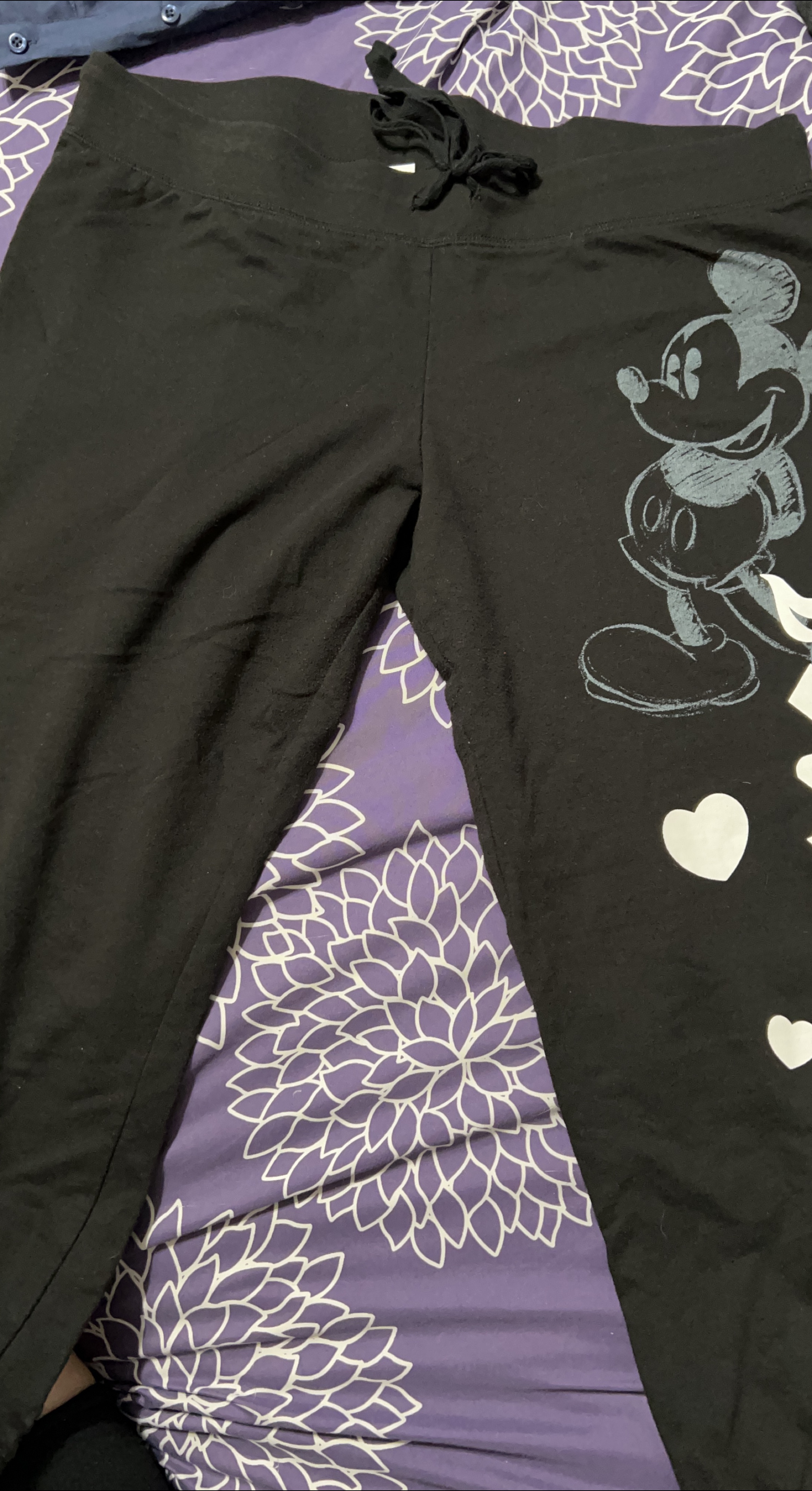 Disney Mickey Mouse Black Pants thumbnail