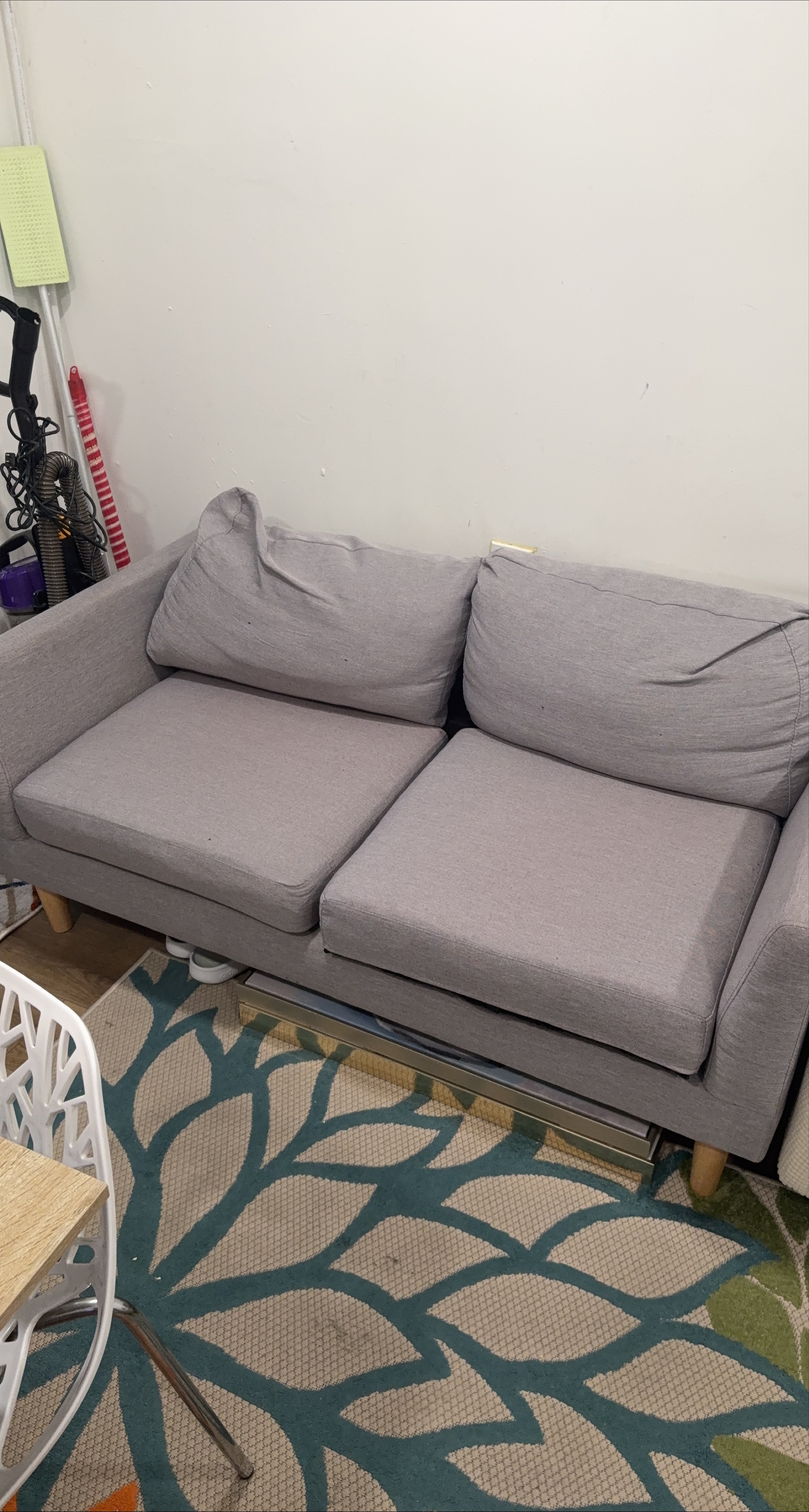 Gray Loveseat Sofa thumbnail