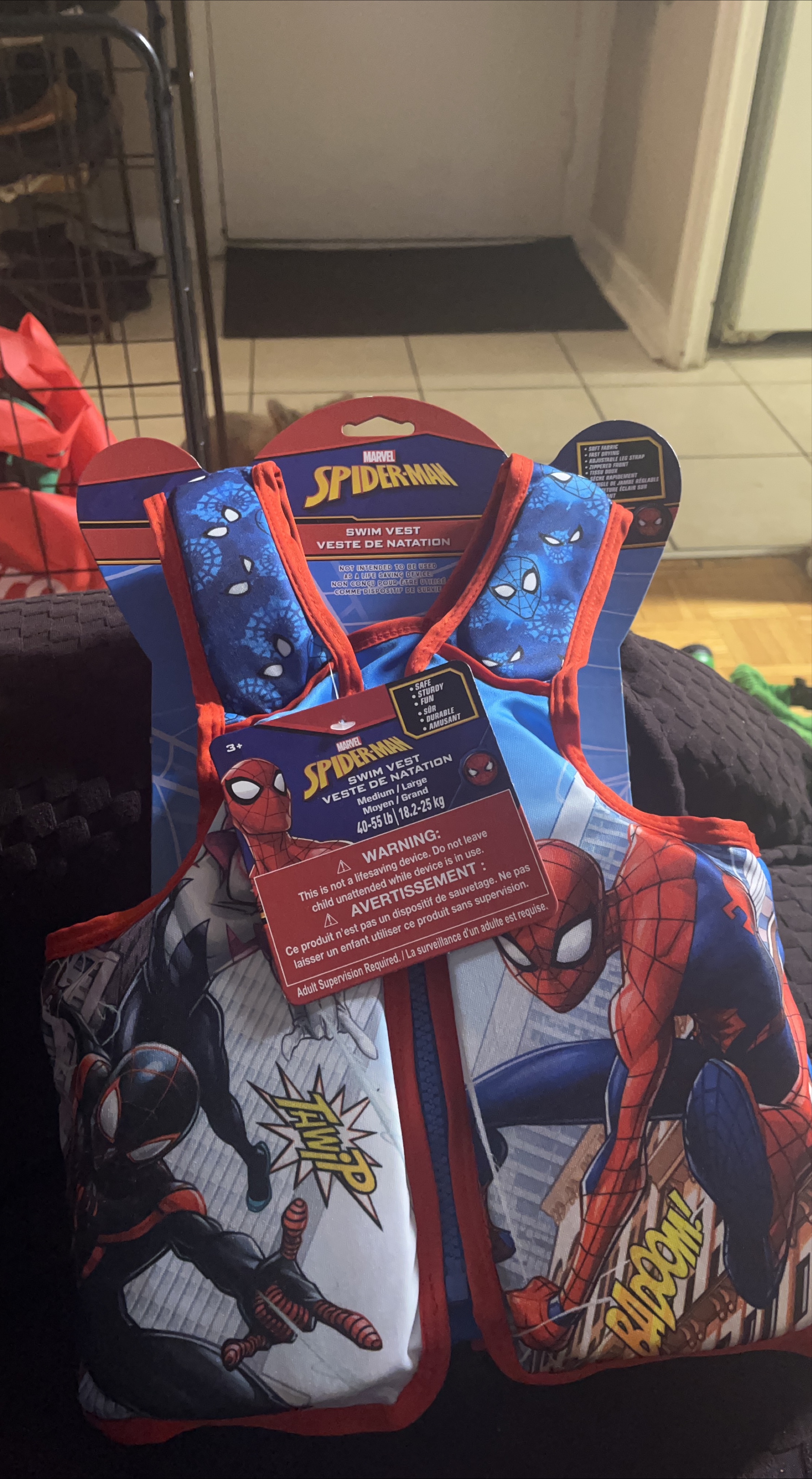 Marvel Spiderman Swim Vest (40-55 lb)