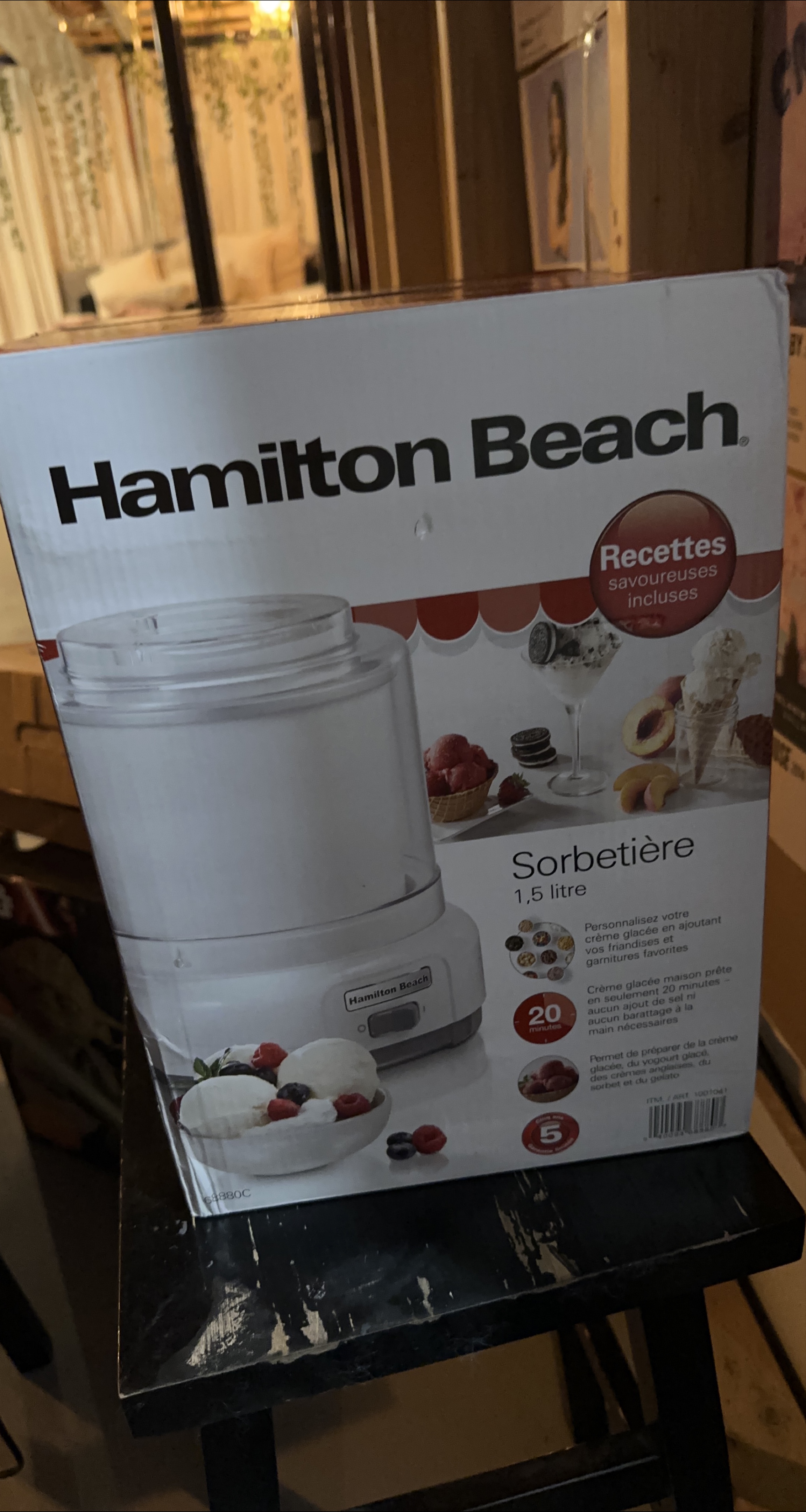 Hamilton Beach 1.5L Ice Cream Maker