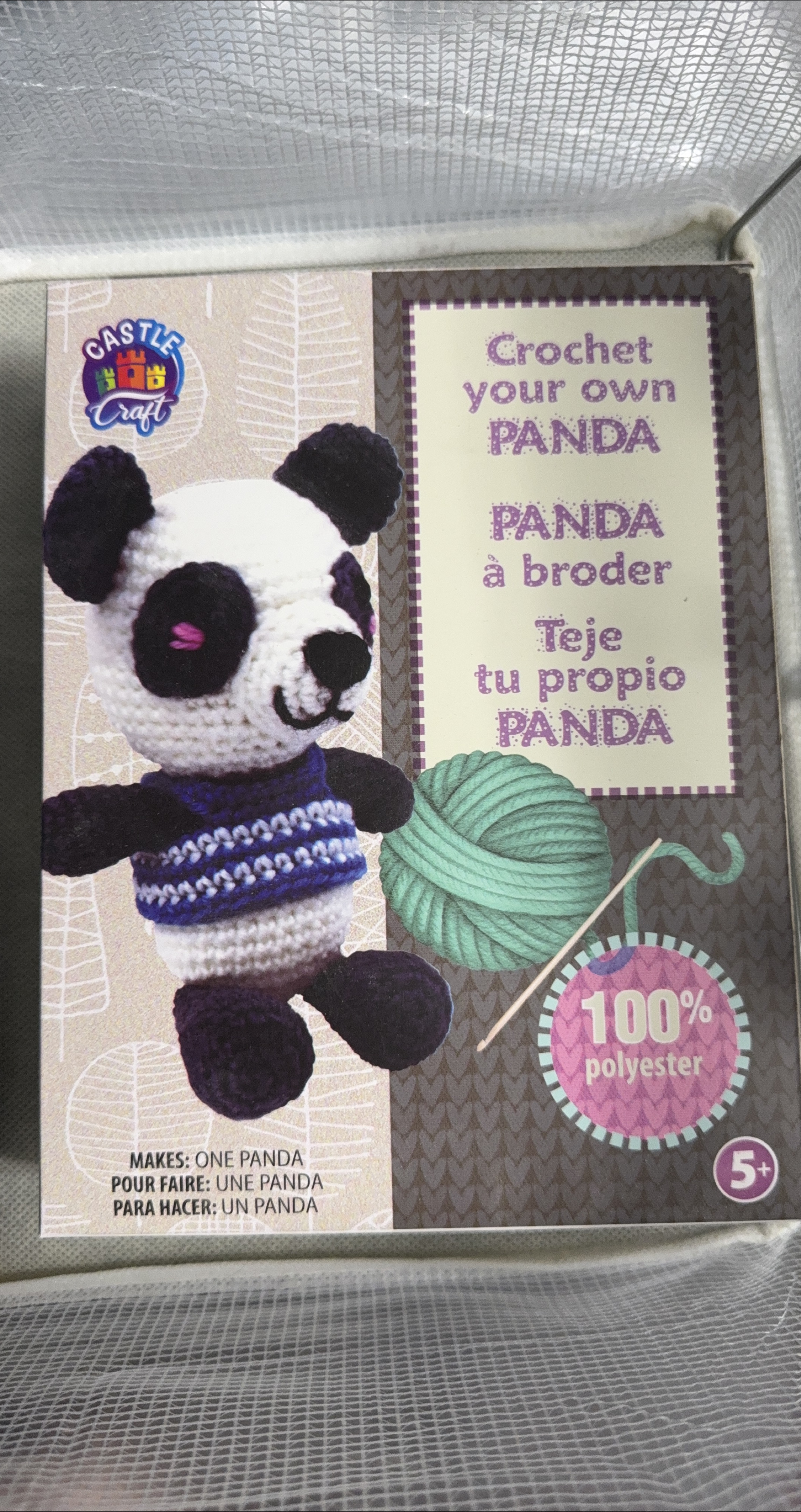 Castle Craft Crochet Your Own Panda Kit thumbnail