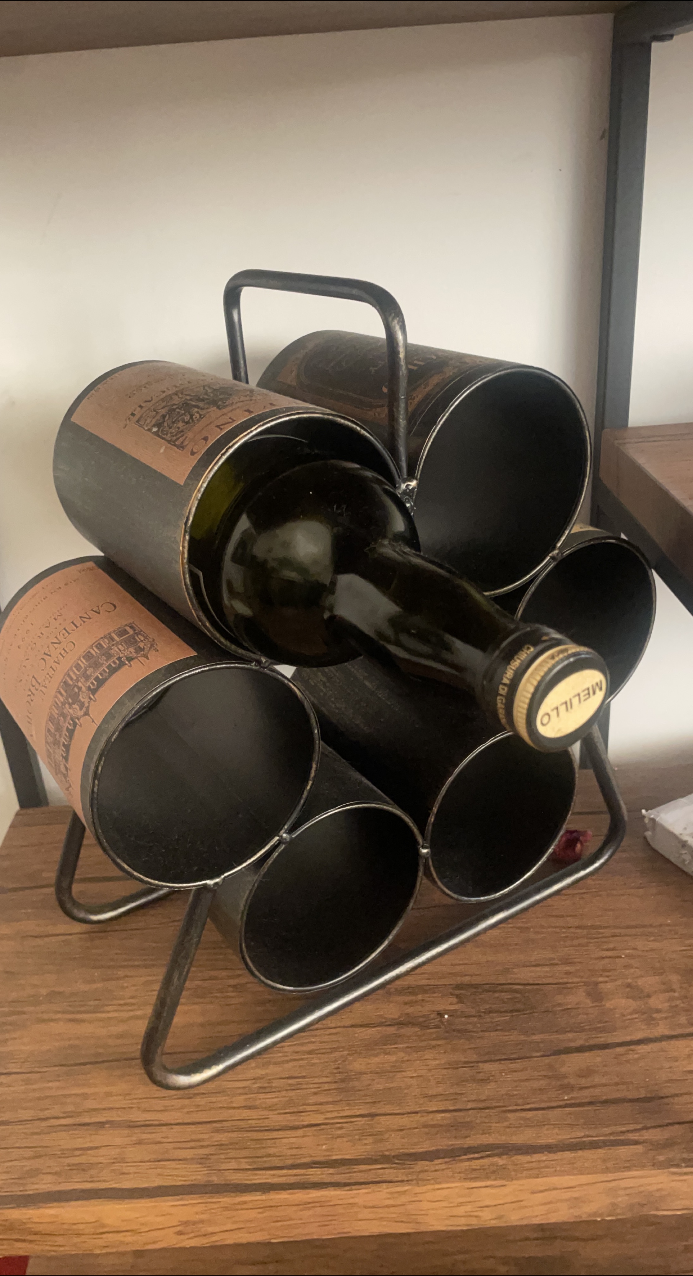 Wine Rack - Holds 6 Bottles thumbnail