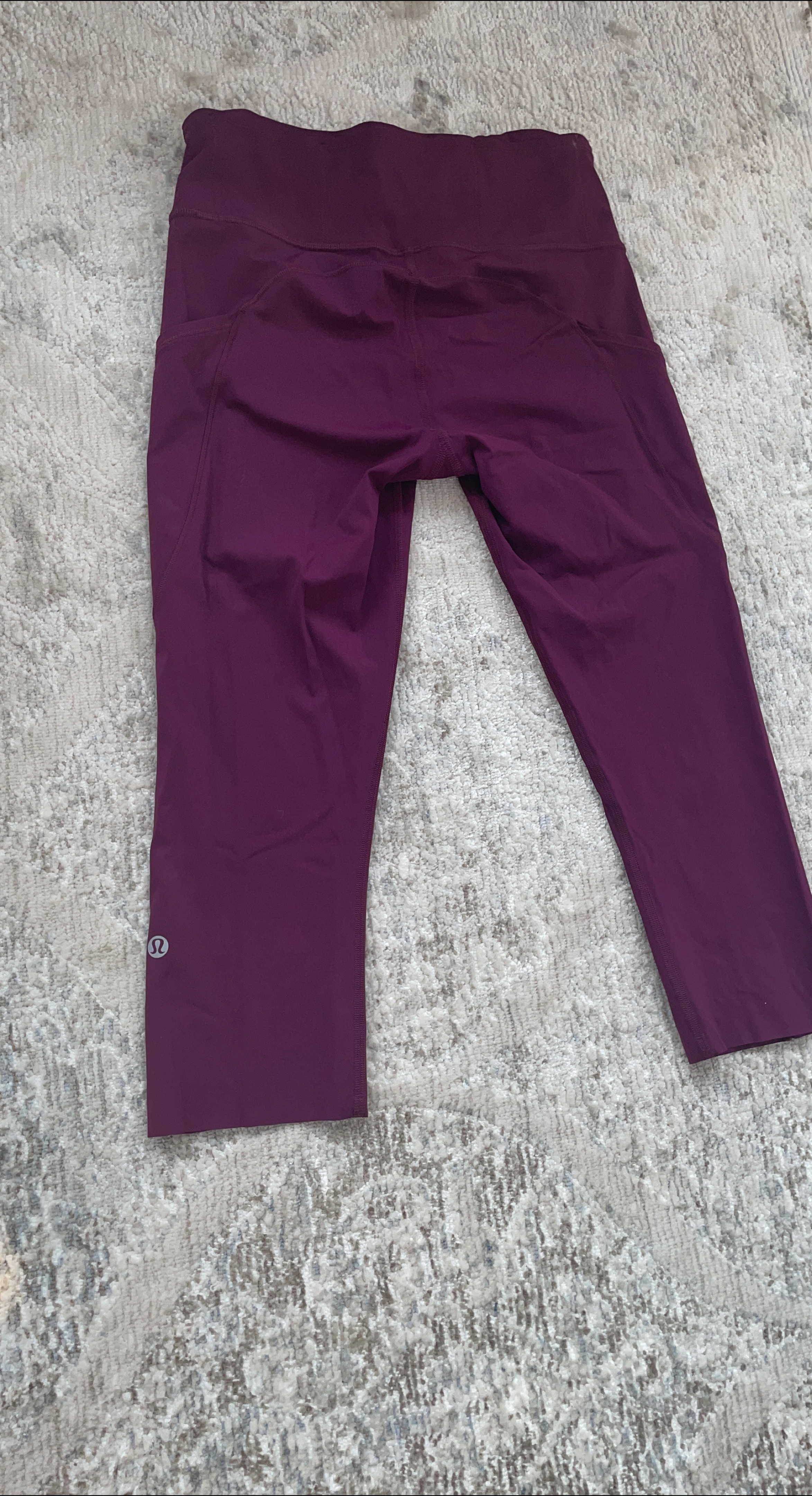 Lululemon Purple Crop Leggings thumbnail