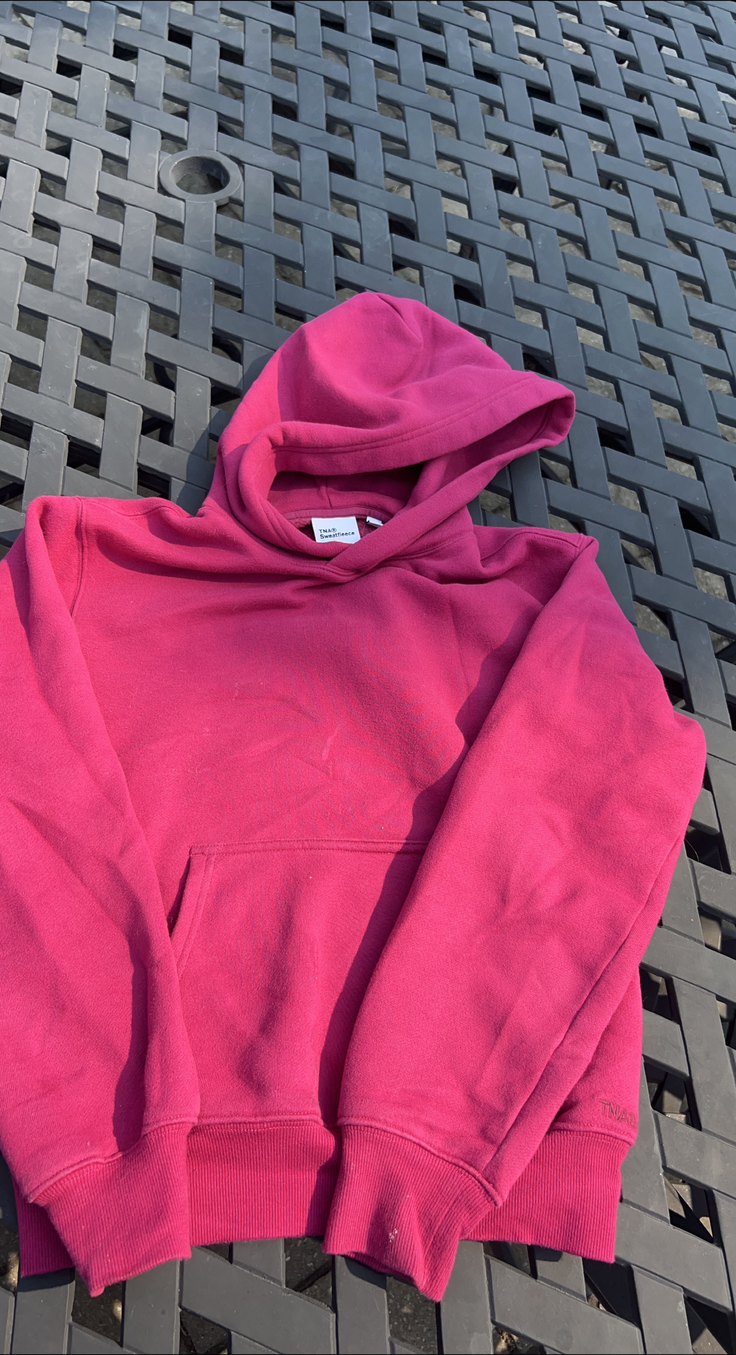 TNA Sweatfleece Hoodie - Pink thumbnail