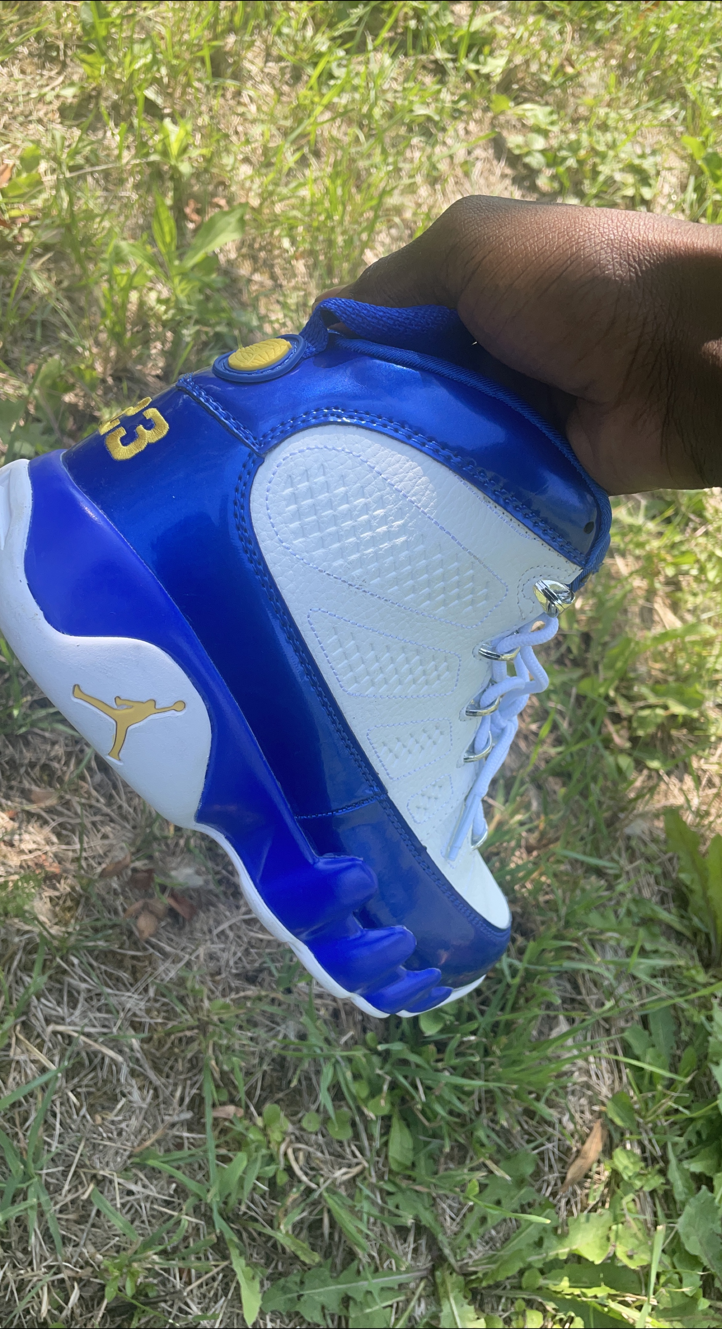 Jordan 9 Retro Blue/White Sneakers