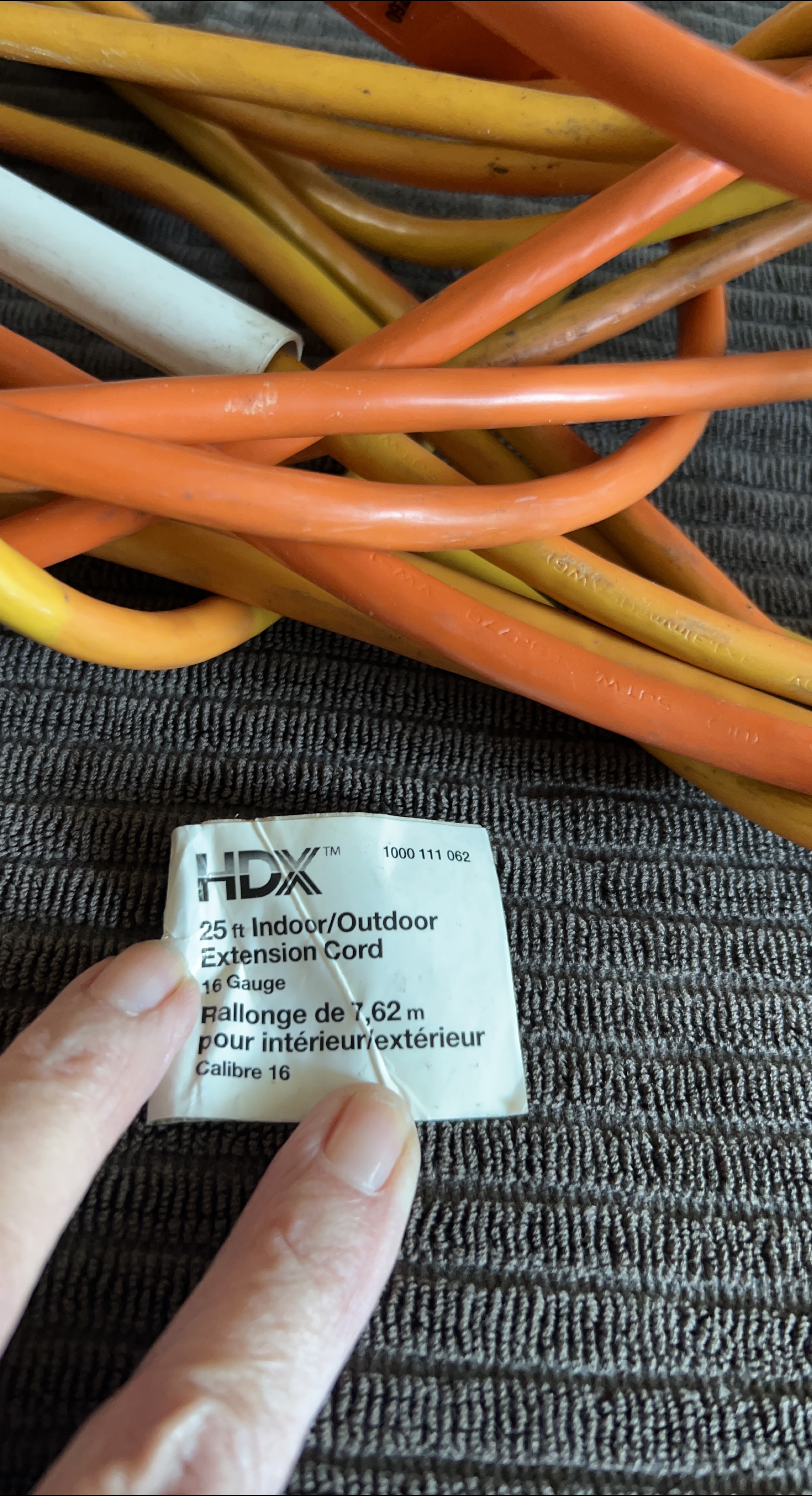 HDX 25ft Indoor/Outdoor Extension Cord
