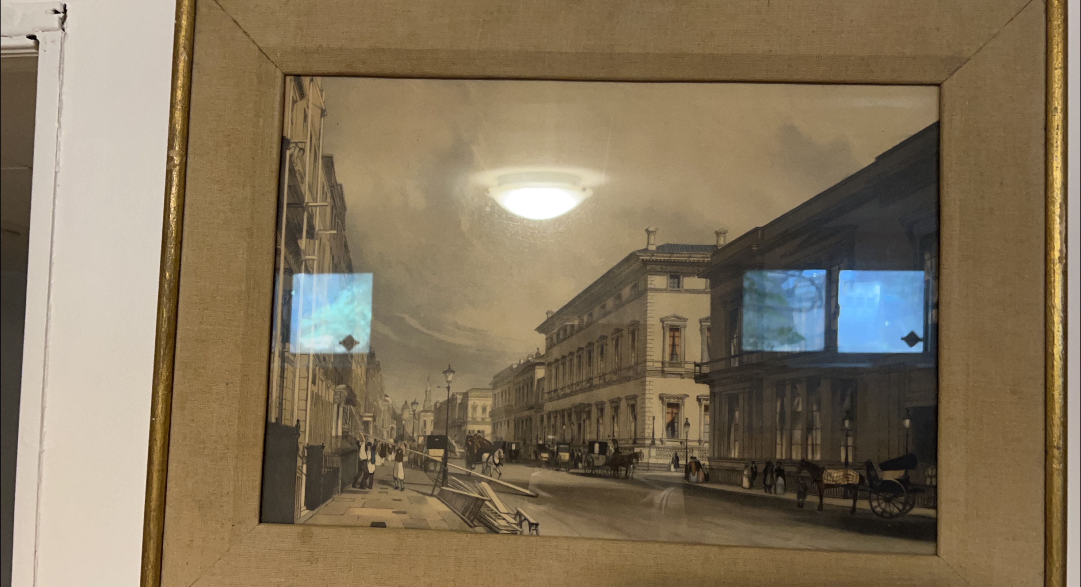 Framed Street Scene Print thumbnail