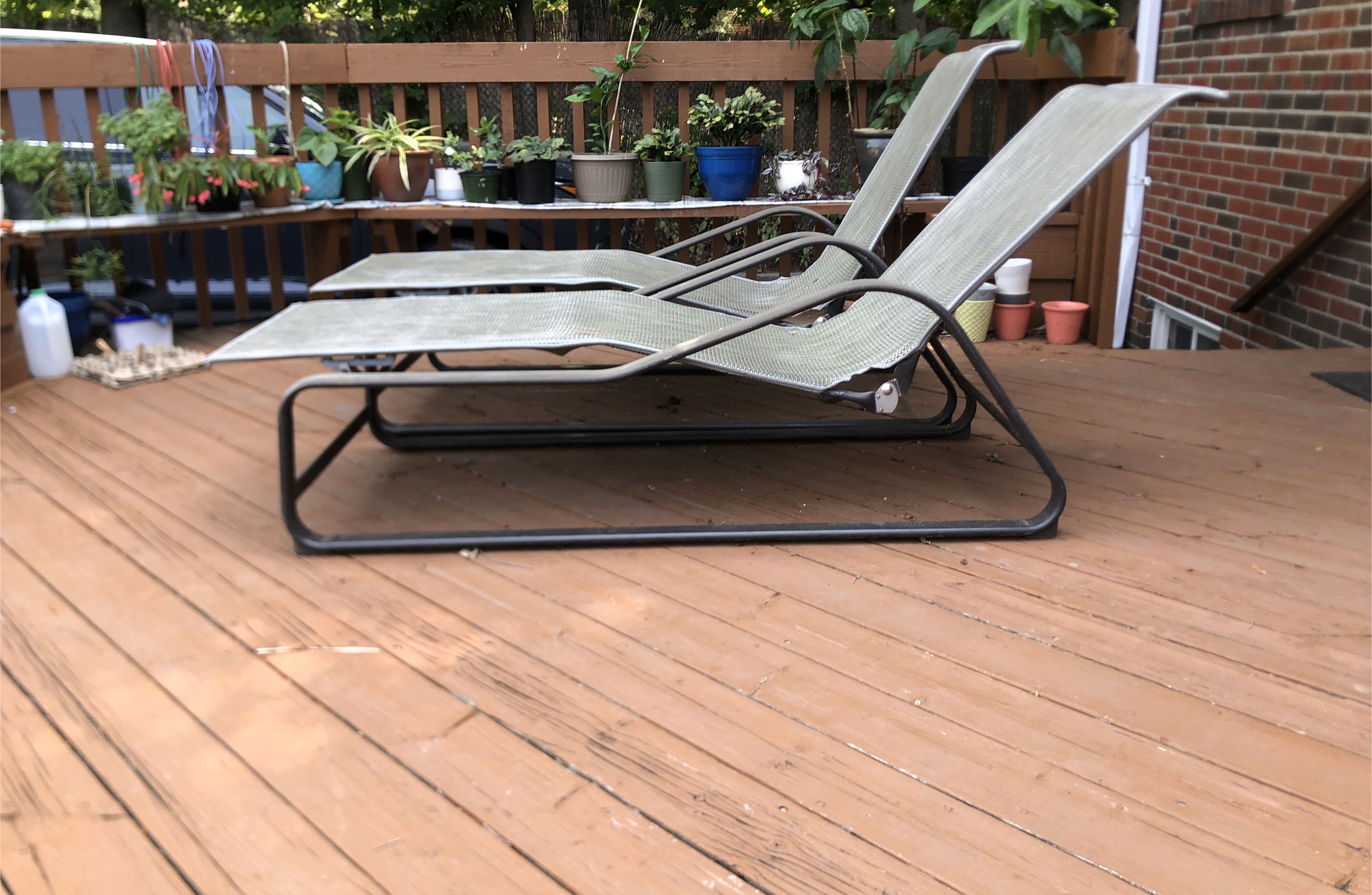 Outdoor Lounge Chairs - Set of 2