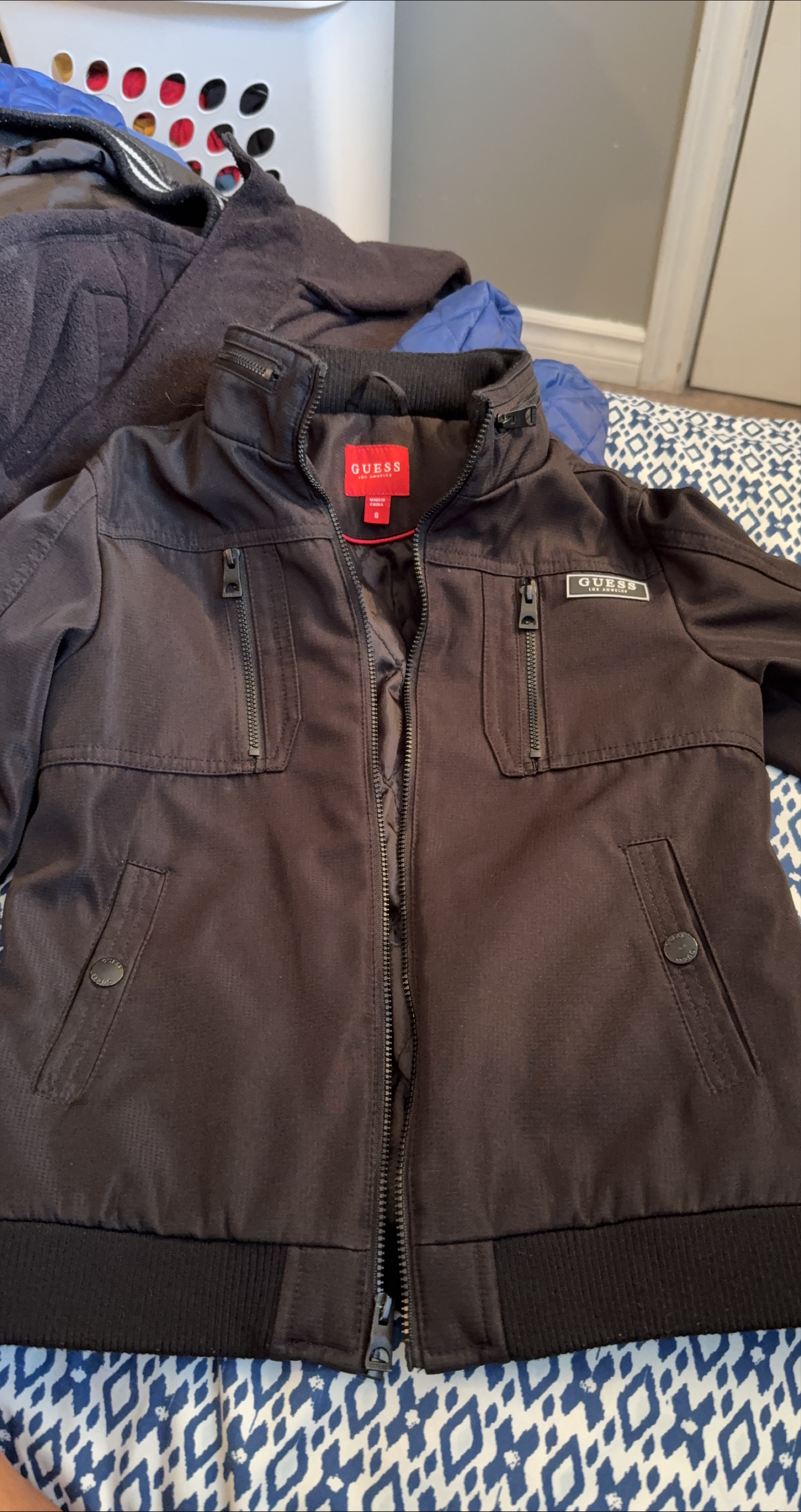 Guess Black Jacket kid Size 8