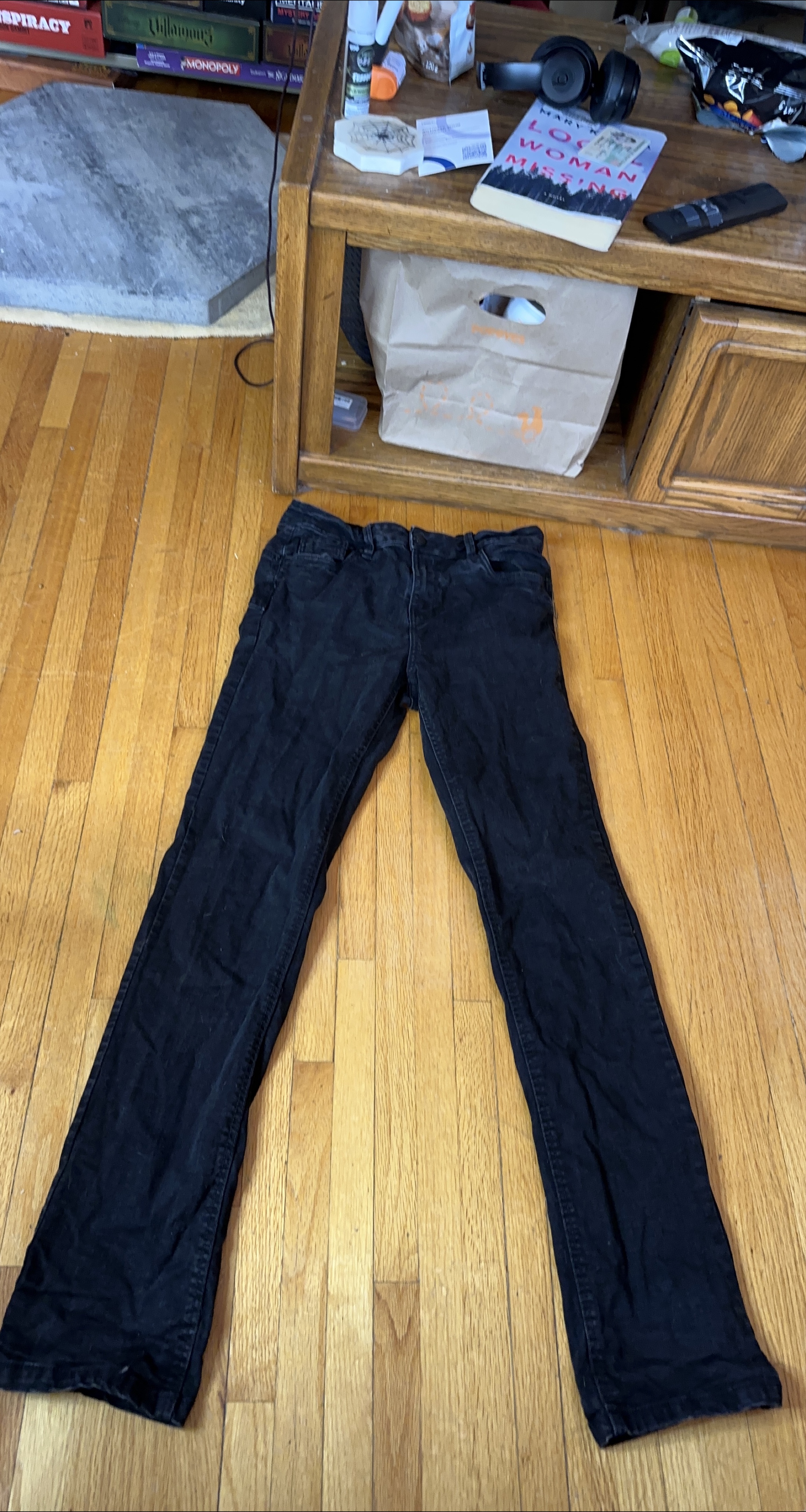DD77 Black Jeans - Size 7 thumbnail