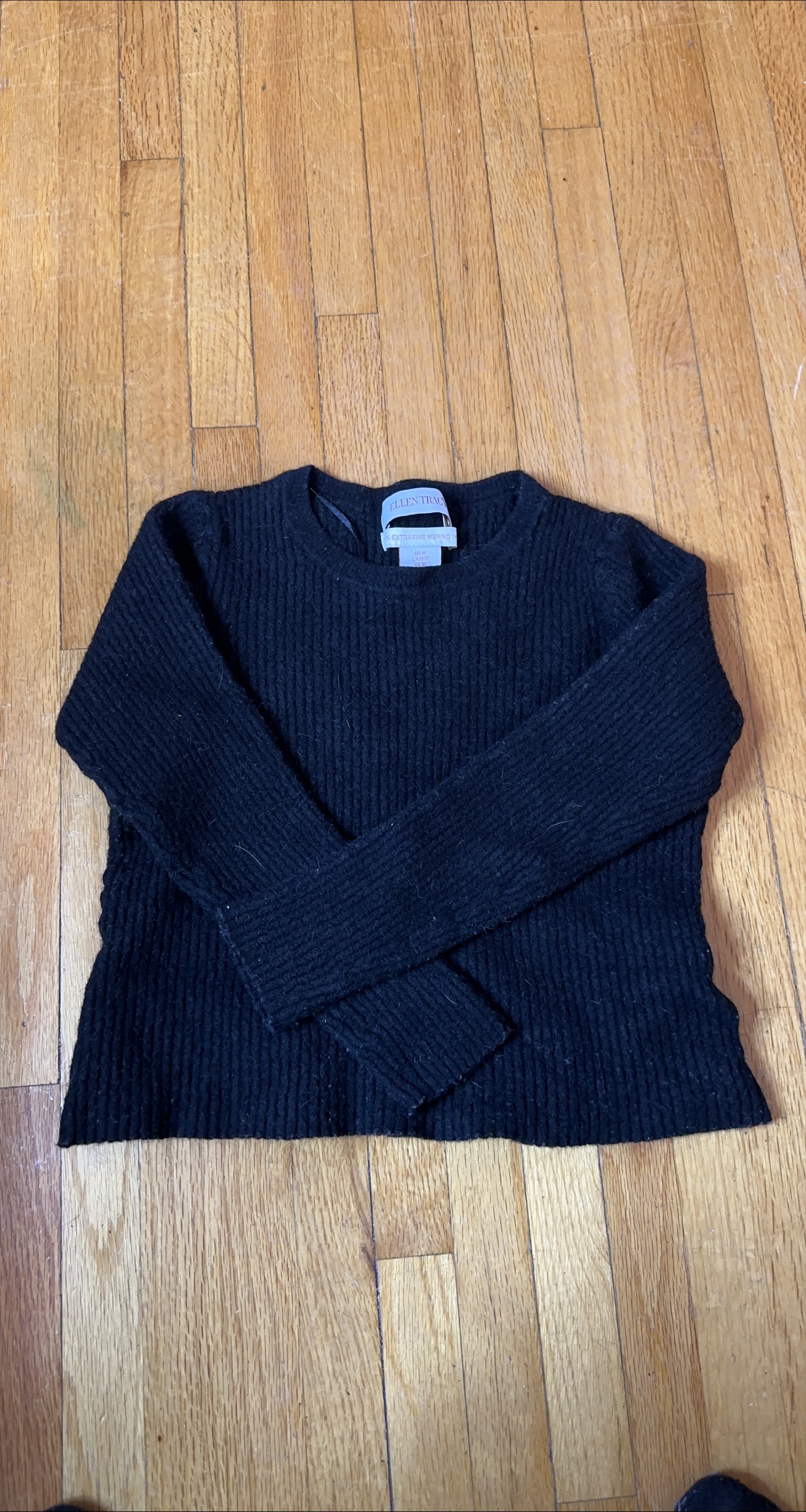 Ellen Tracy Merino Wool Sweater - Size M thumbnail