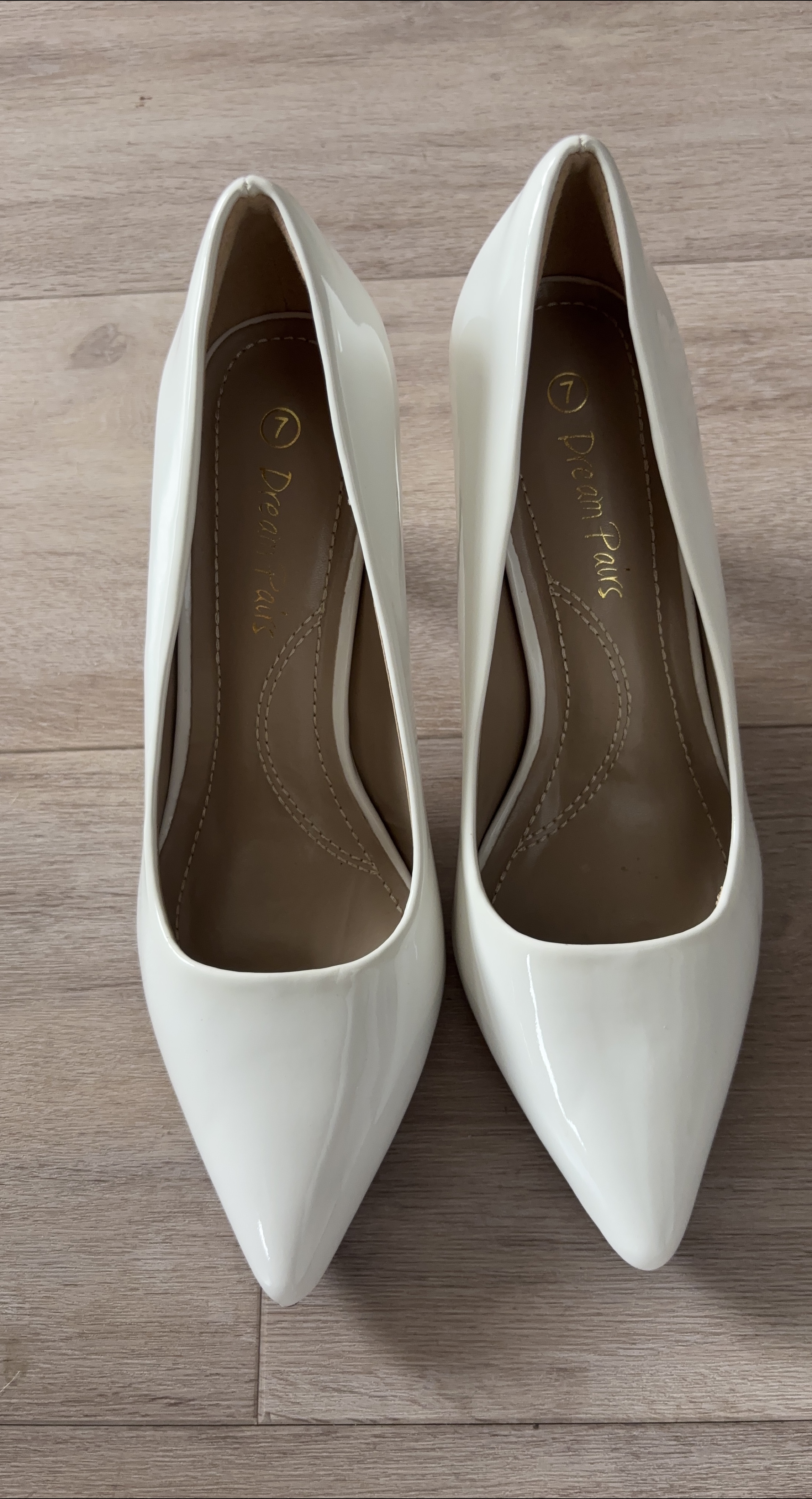 Dream Pairs White Heels - Size 7 thumbnail