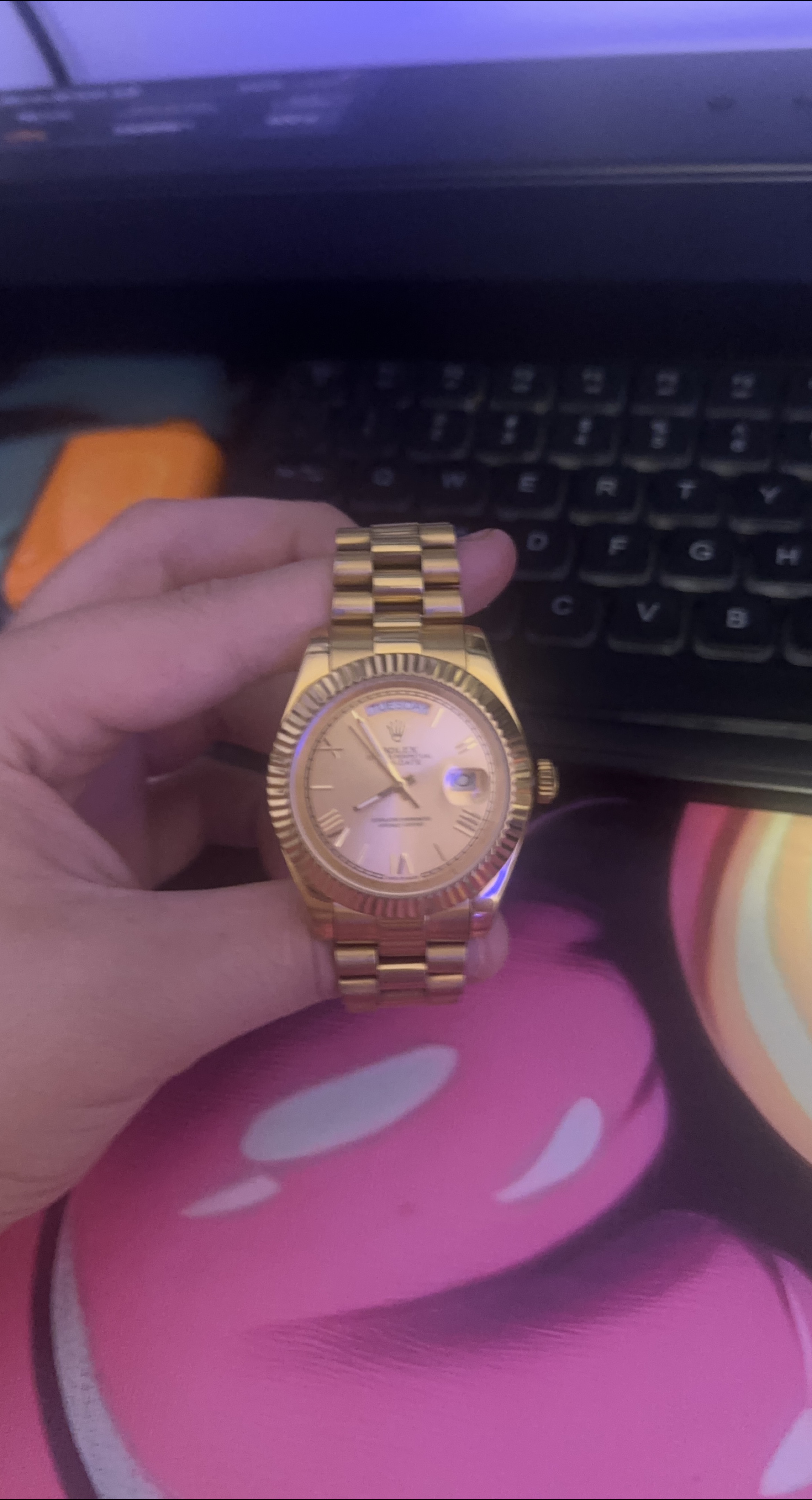 Rolex Day-Date Gold Watch thumbnail