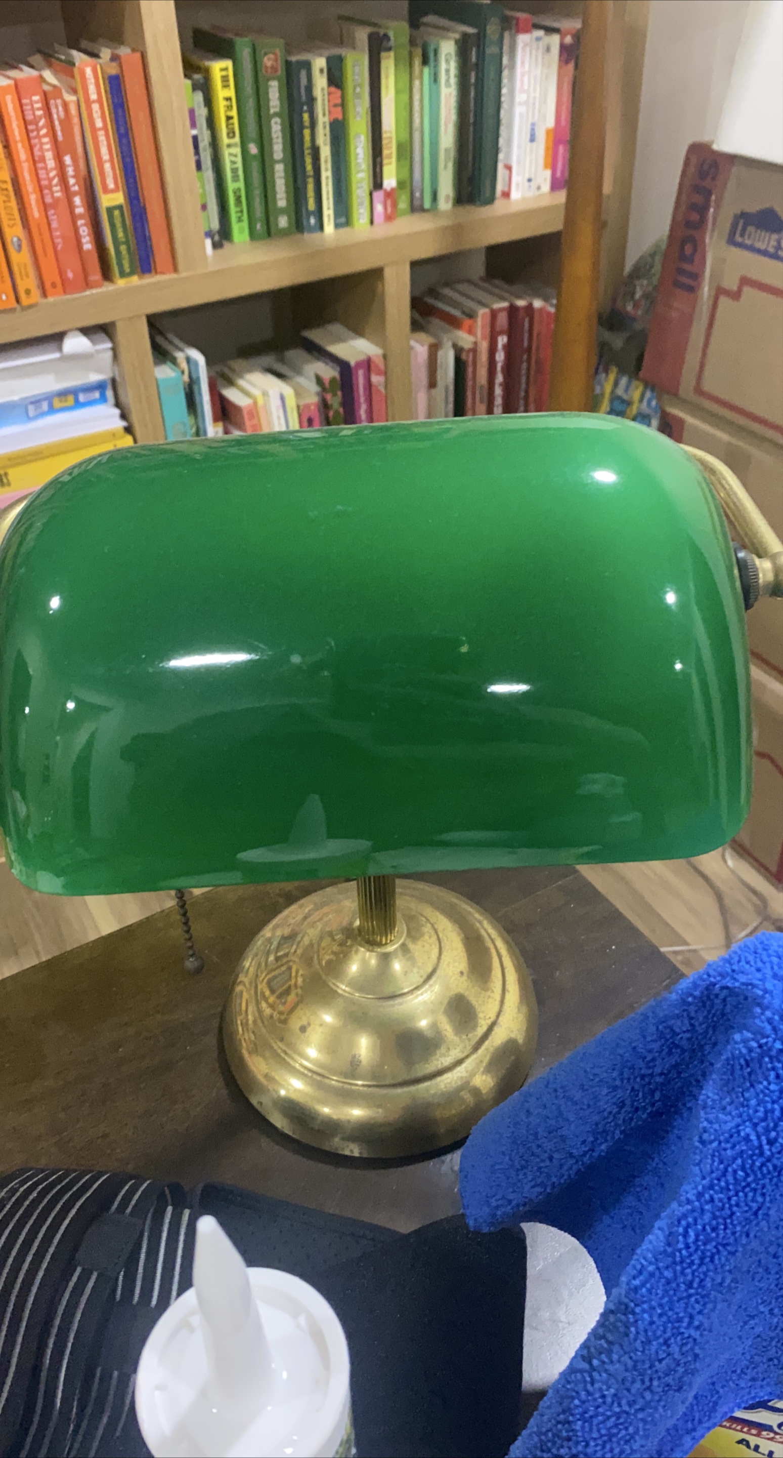 Vintage Green Banker's Lamp thumbnail