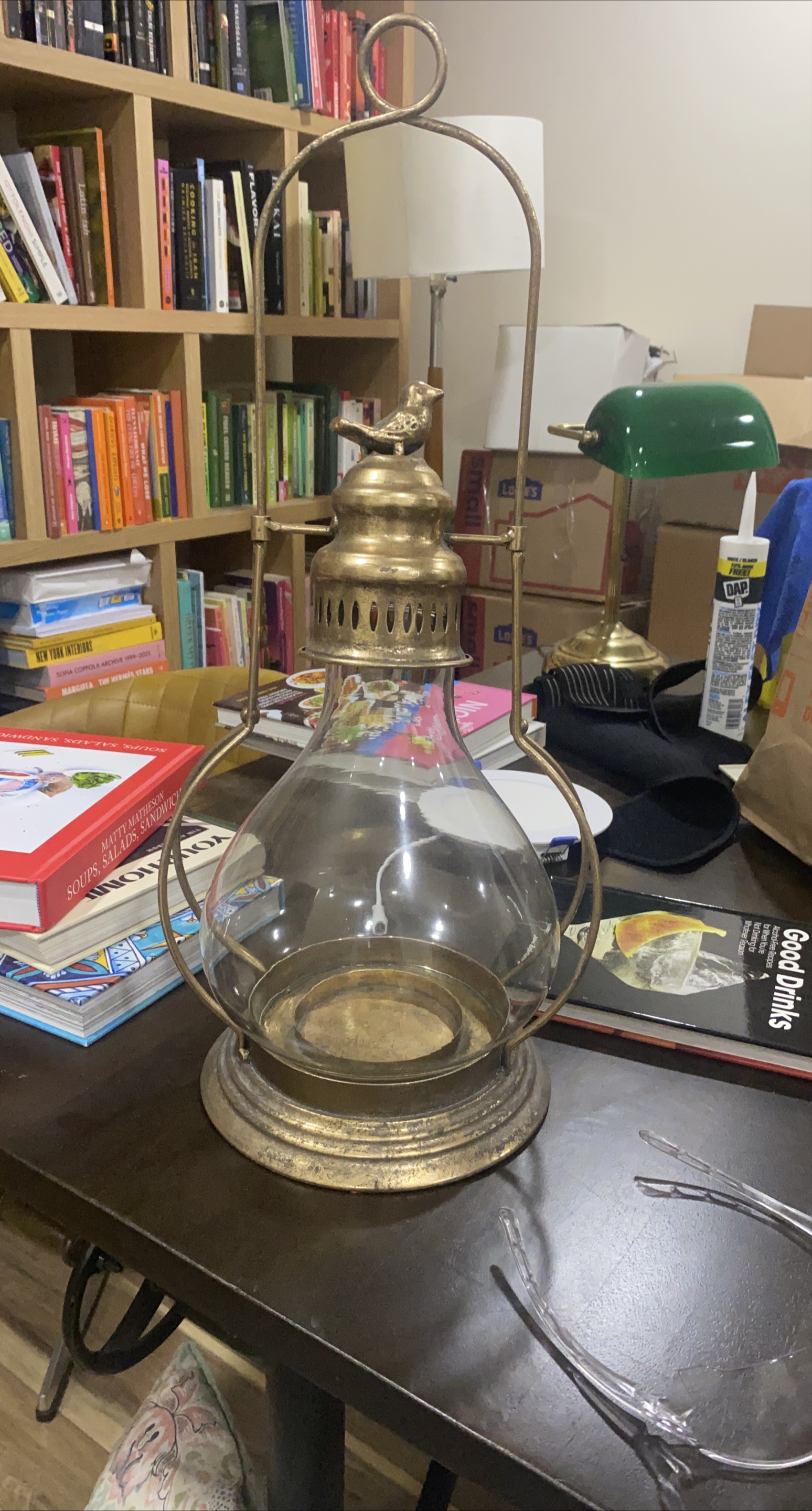 Decorative Gold Birdcage Lantern thumbnail