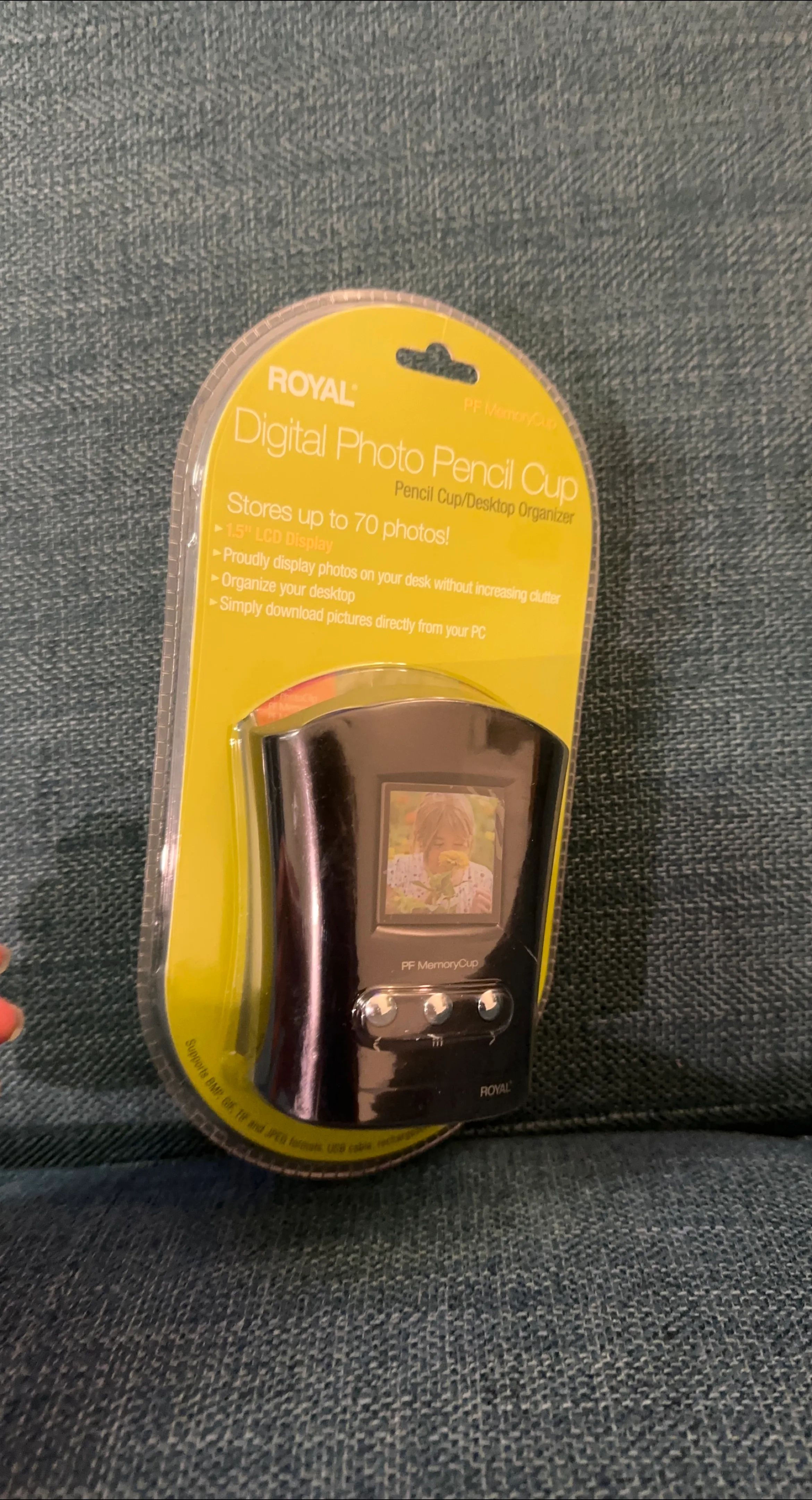 Royal Digital Photo Pencil Cup Organizer - New