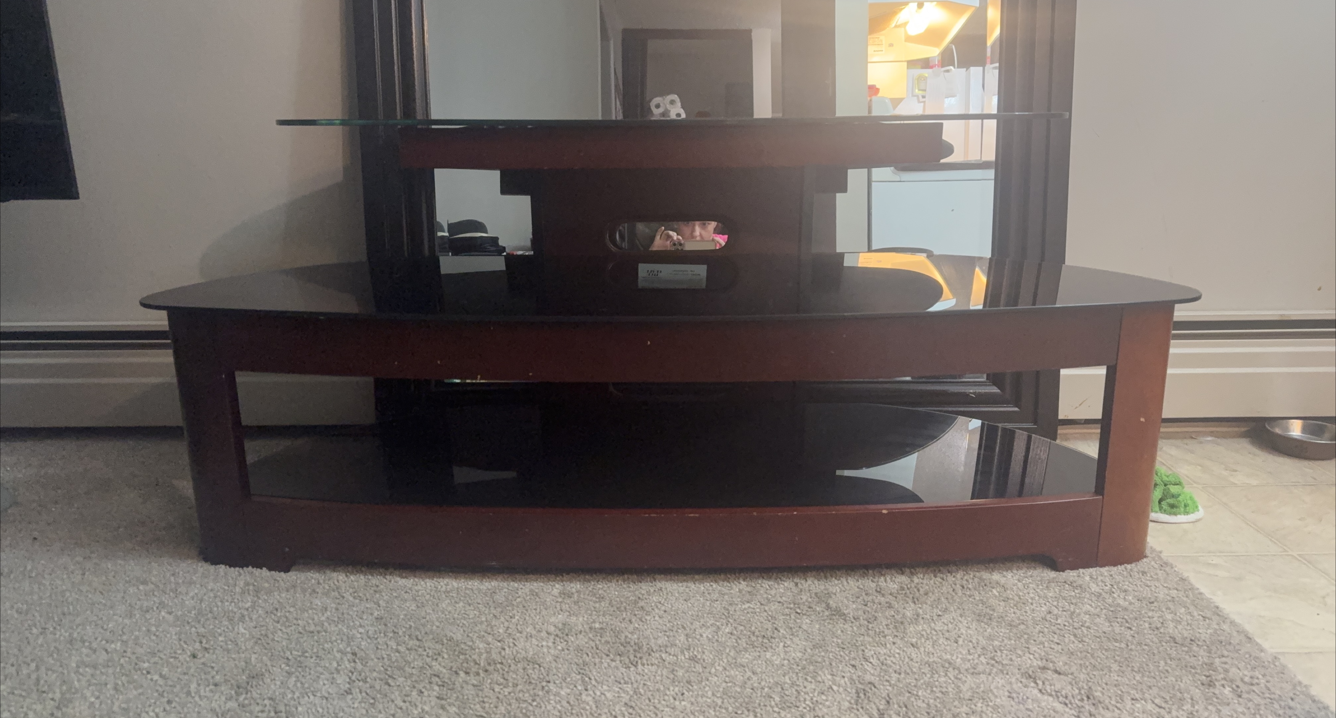 Glass Top TV Stand thumbnail