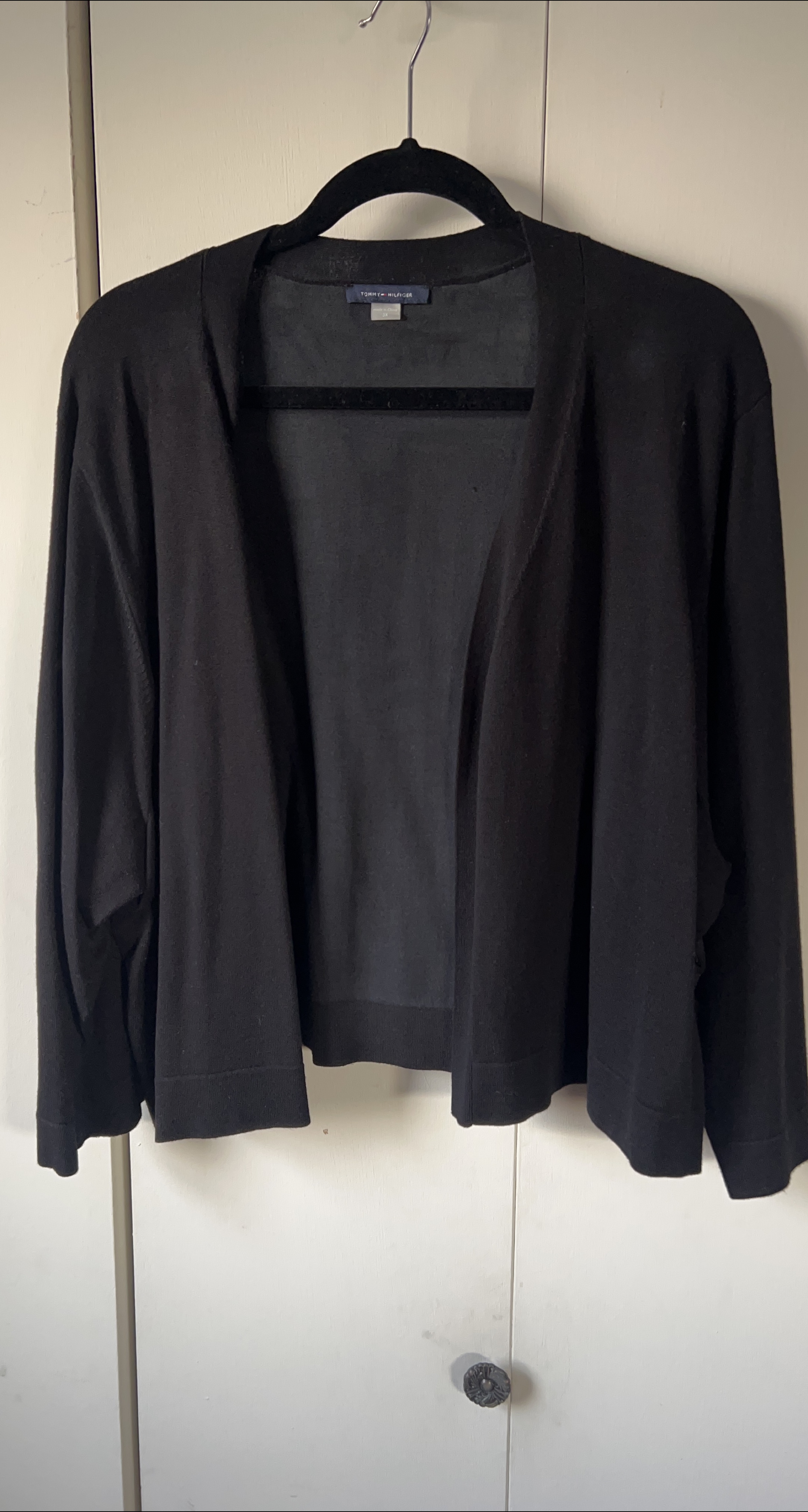 Tommy Hilfiger Black Cardigan 3X