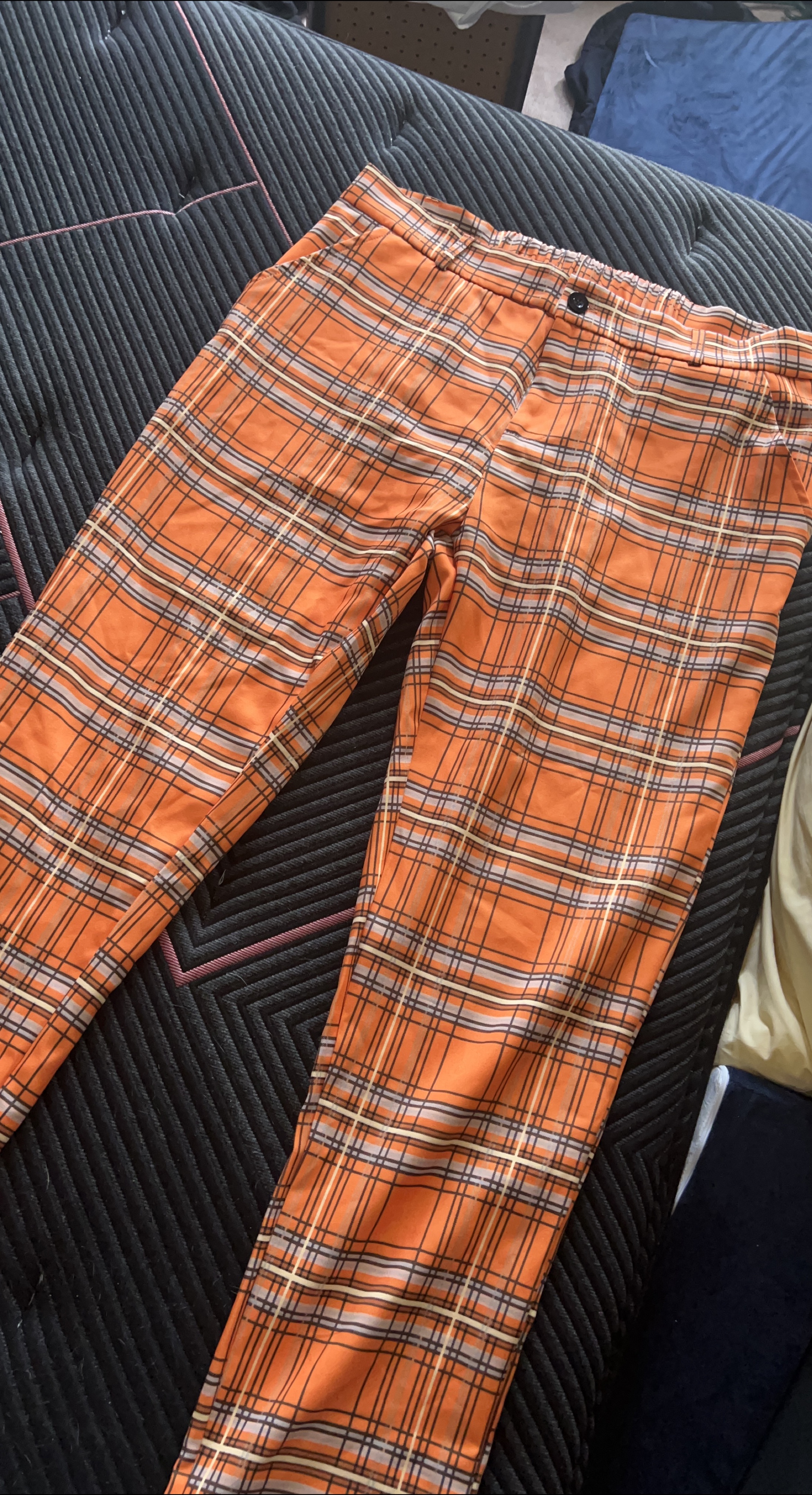 Orange Plaid Pants thumbnail