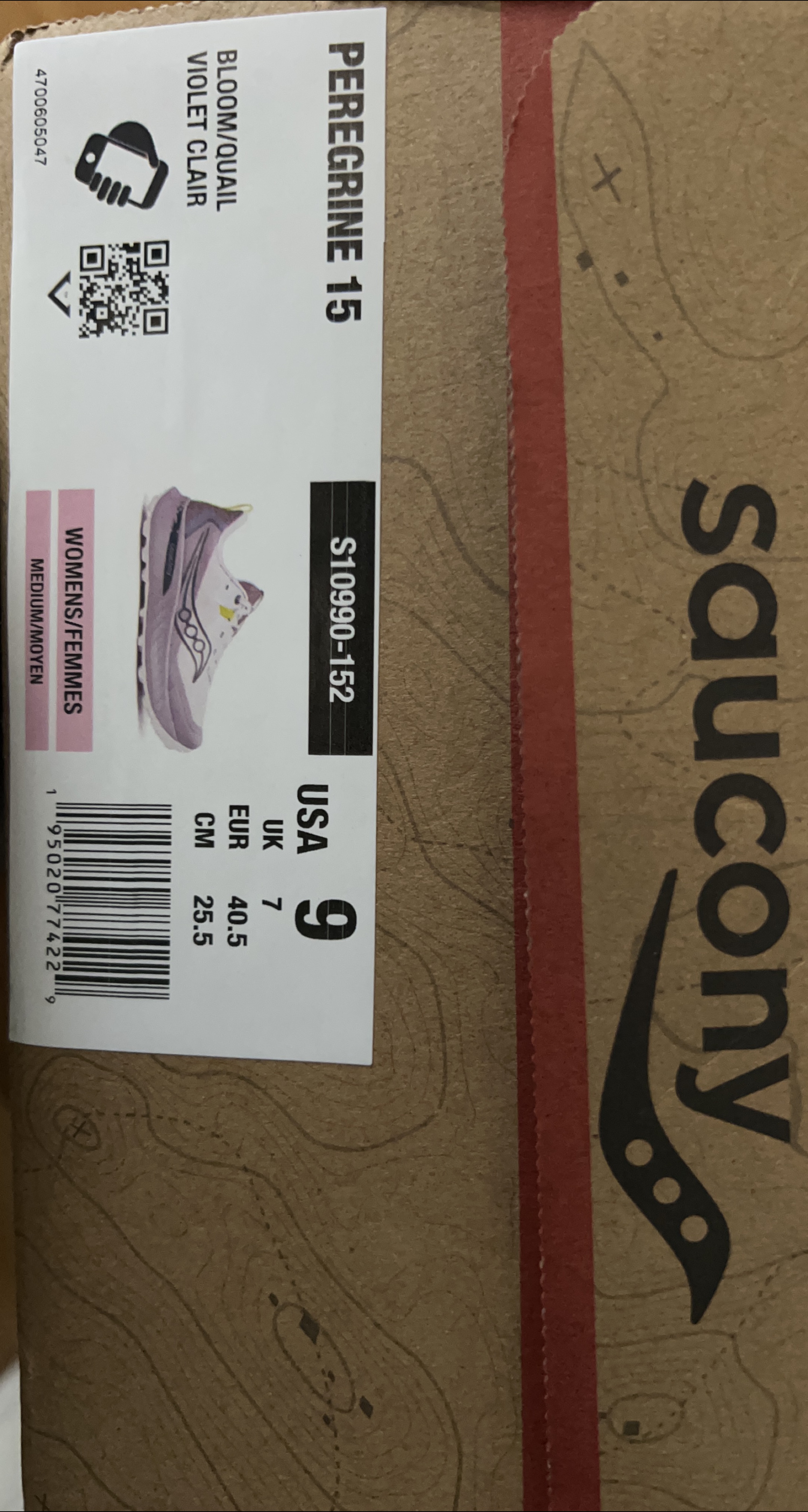 Saucony Peregrine 15 Women's Trail Shoe - US 9
