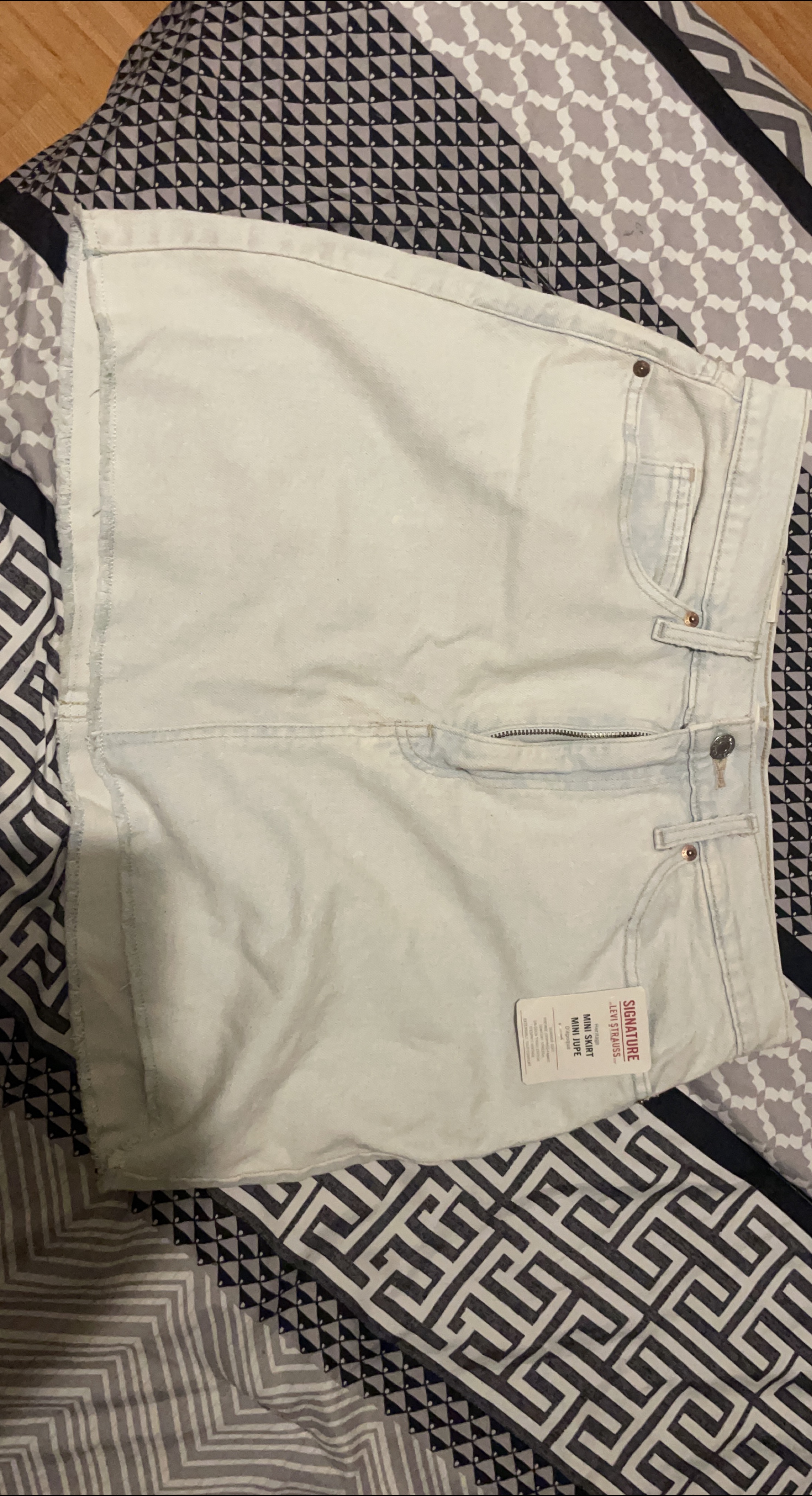 Signature Levi Strauss Denim Skirt - Size 10 thumbnail