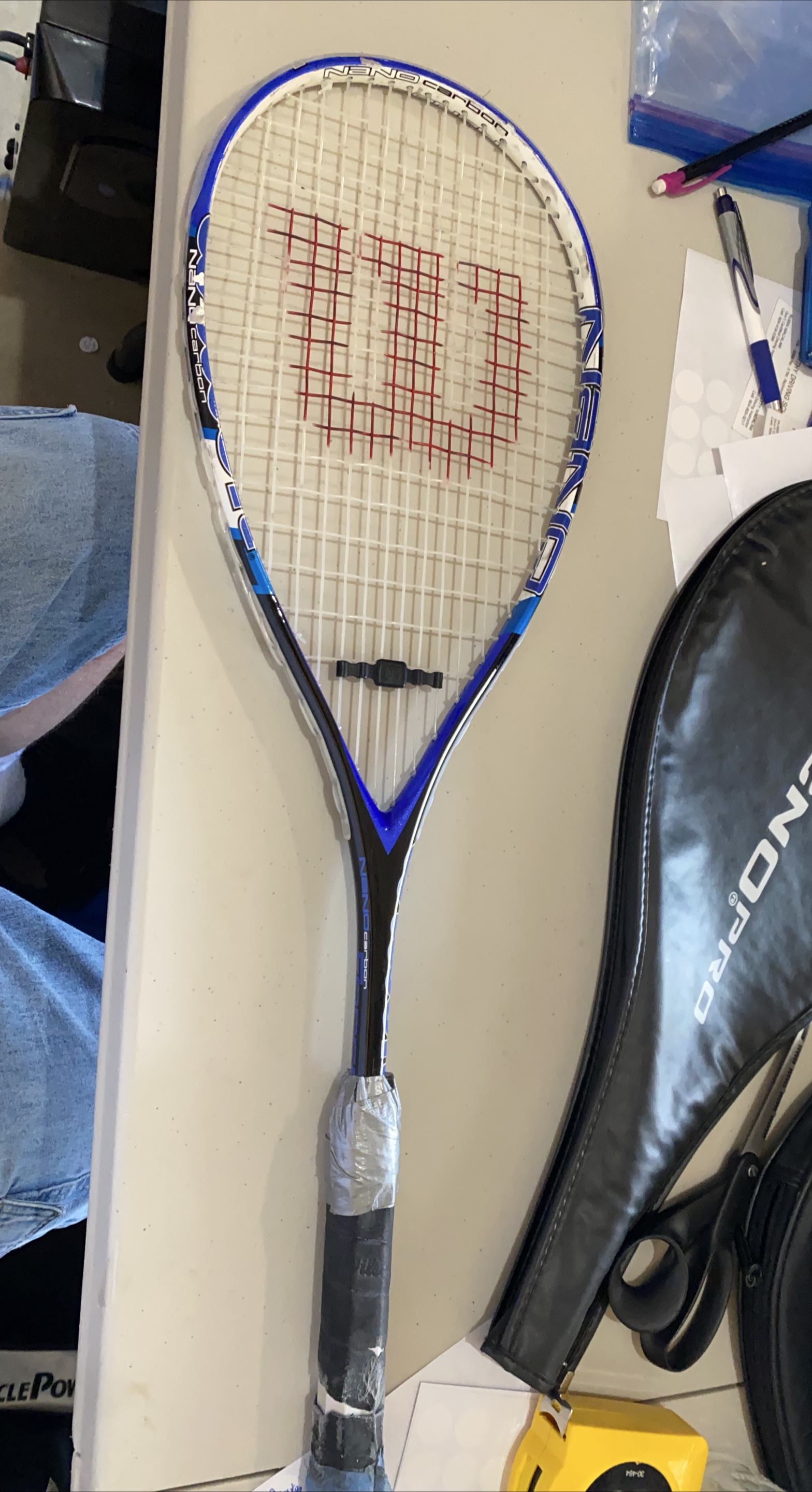 Wilson Tennis Racquet with Tecno Pro Case thumbnail