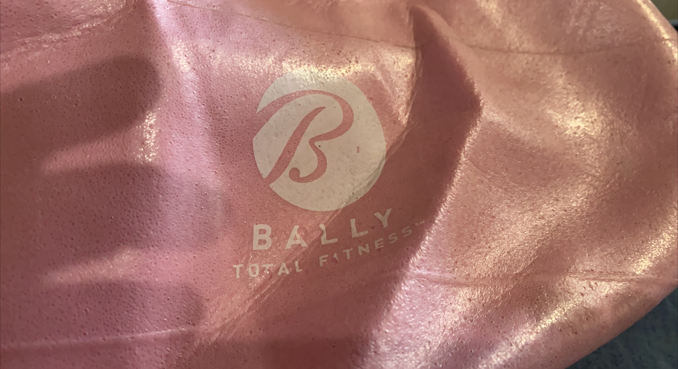 Bally Total Fitness Pink Exercise Ball thumbnail