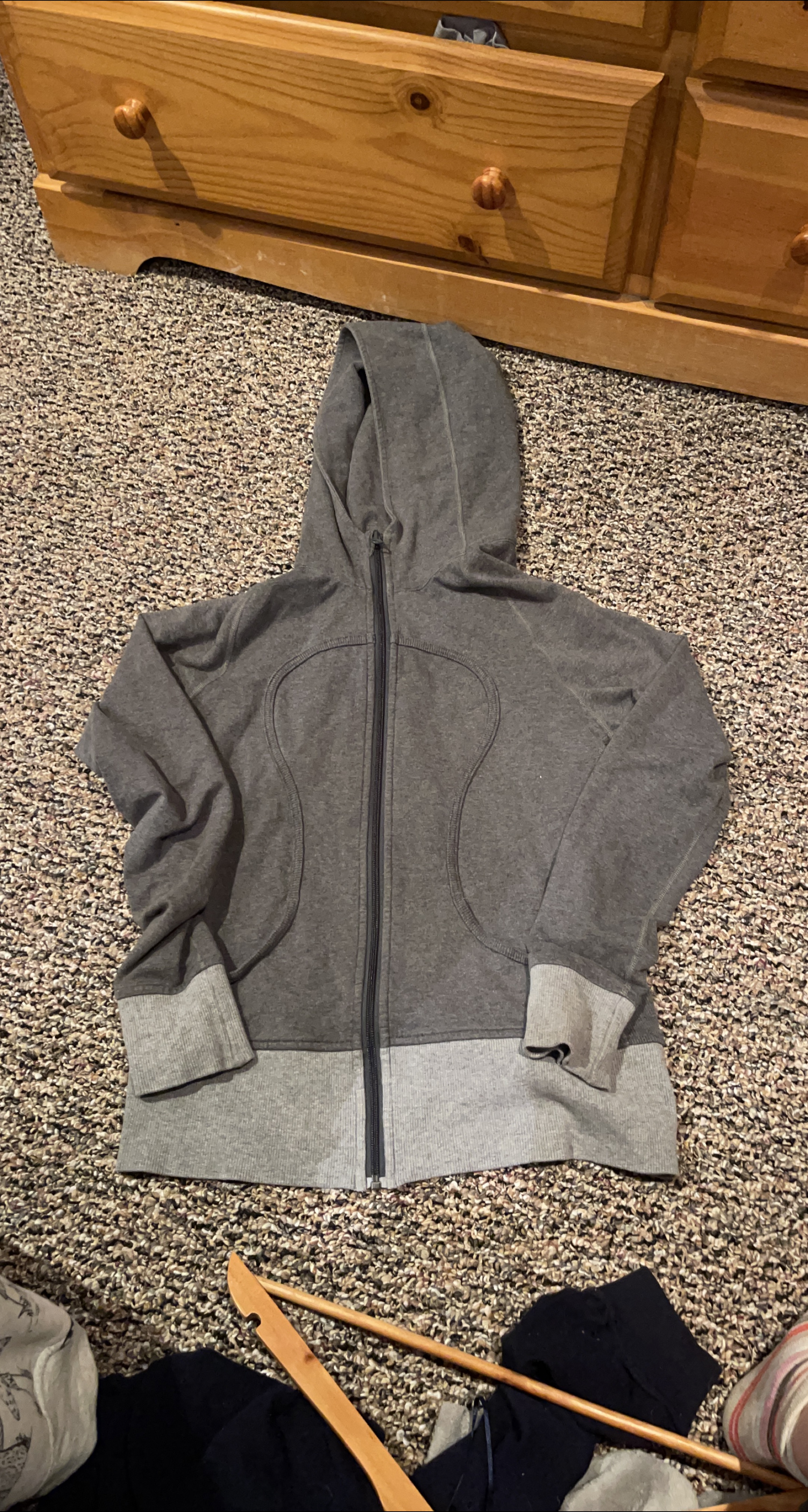 Lululemon Grey Zip-Up Hoodie thumbnail