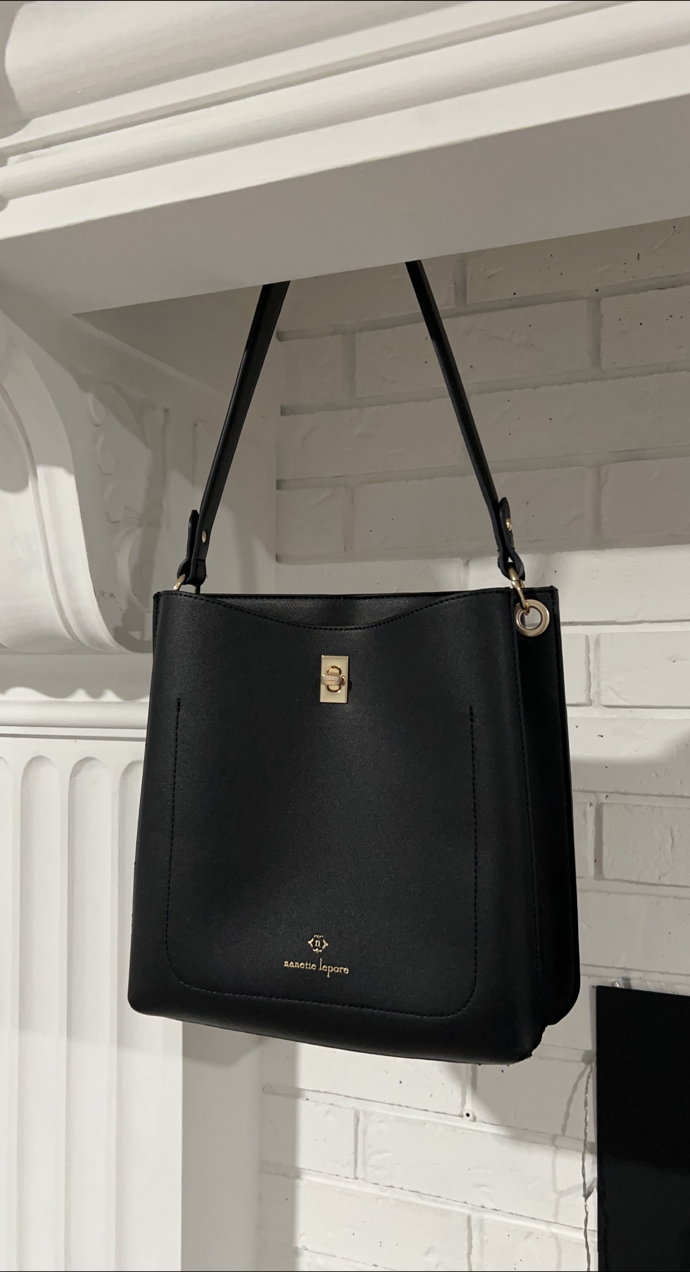 Nanette Lepore Black Tote Bag thumbnail
