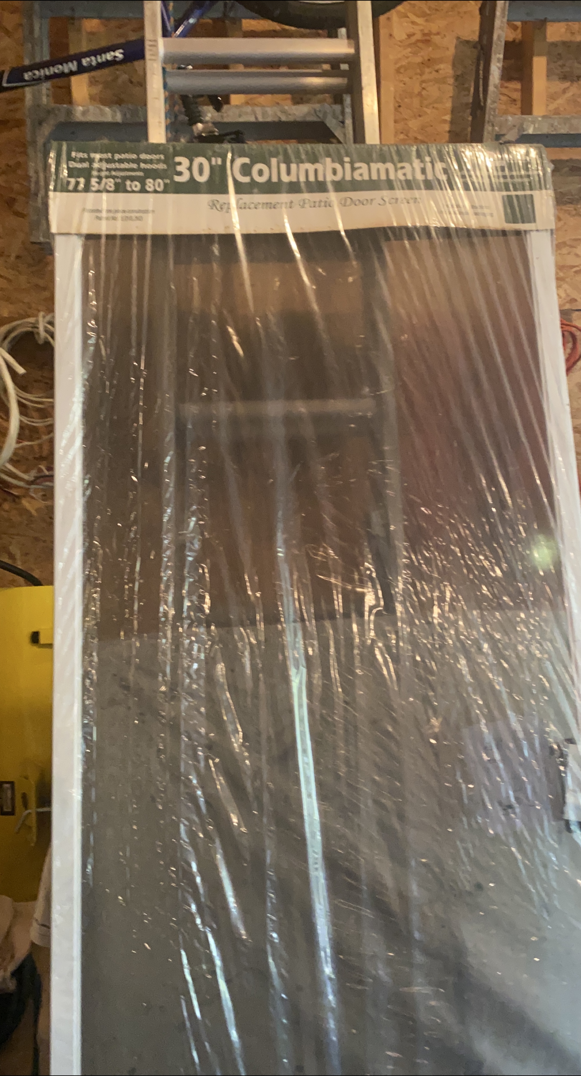 30" Columbiamatic Patio Door Screen