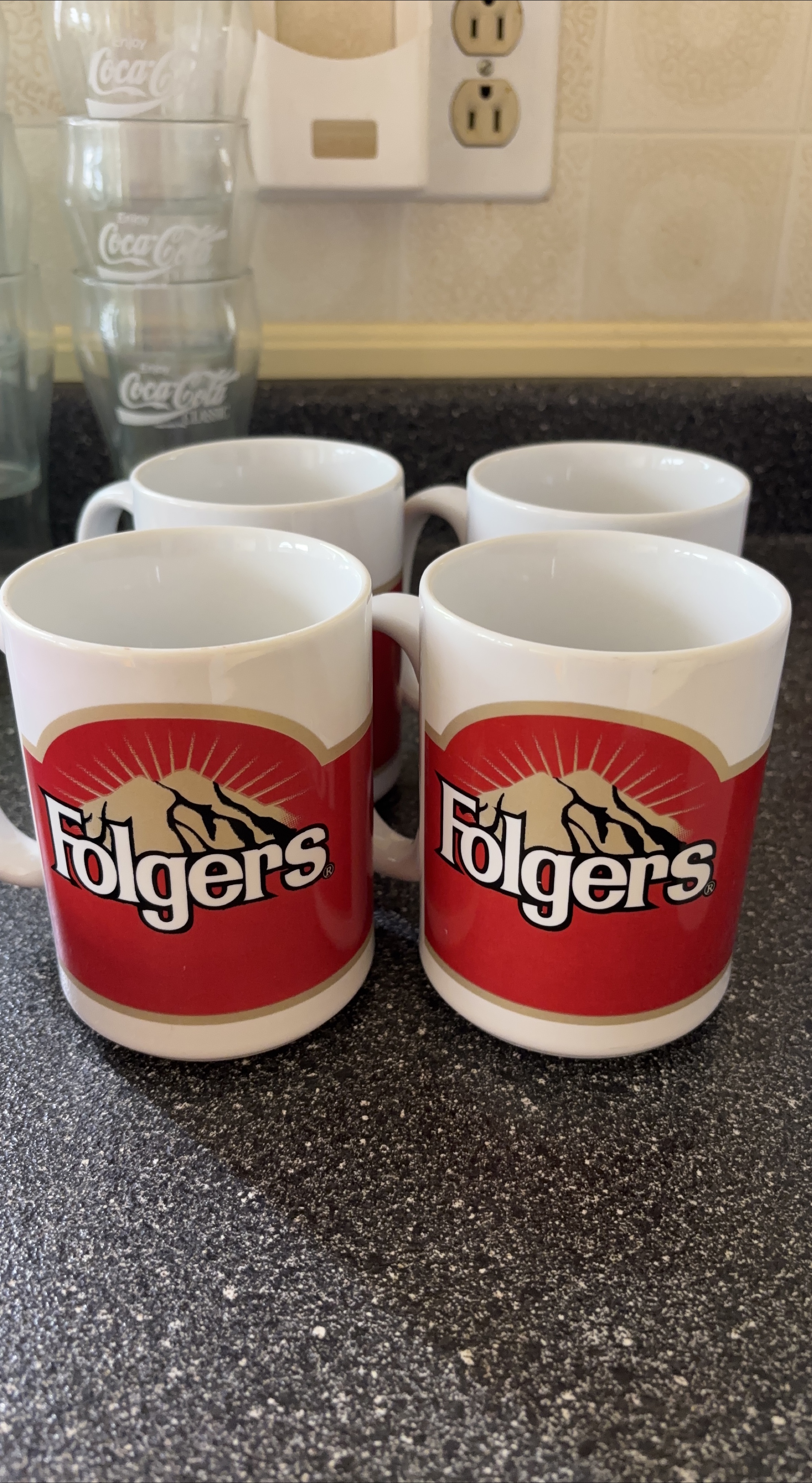 Folgers Coffee Mugs - Set of 4 thumbnail