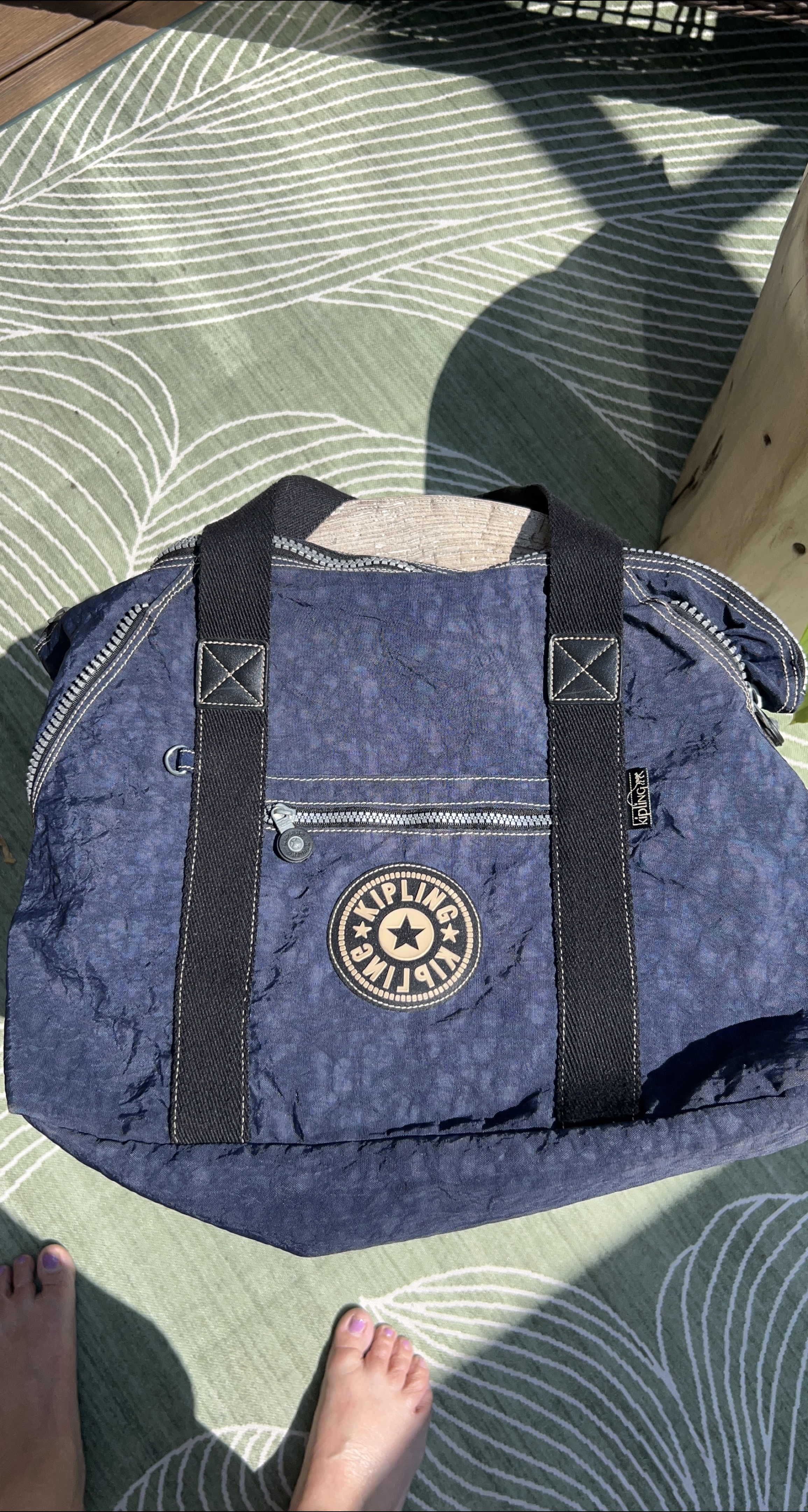 Kipling Blue Duffle Bag thumbnail