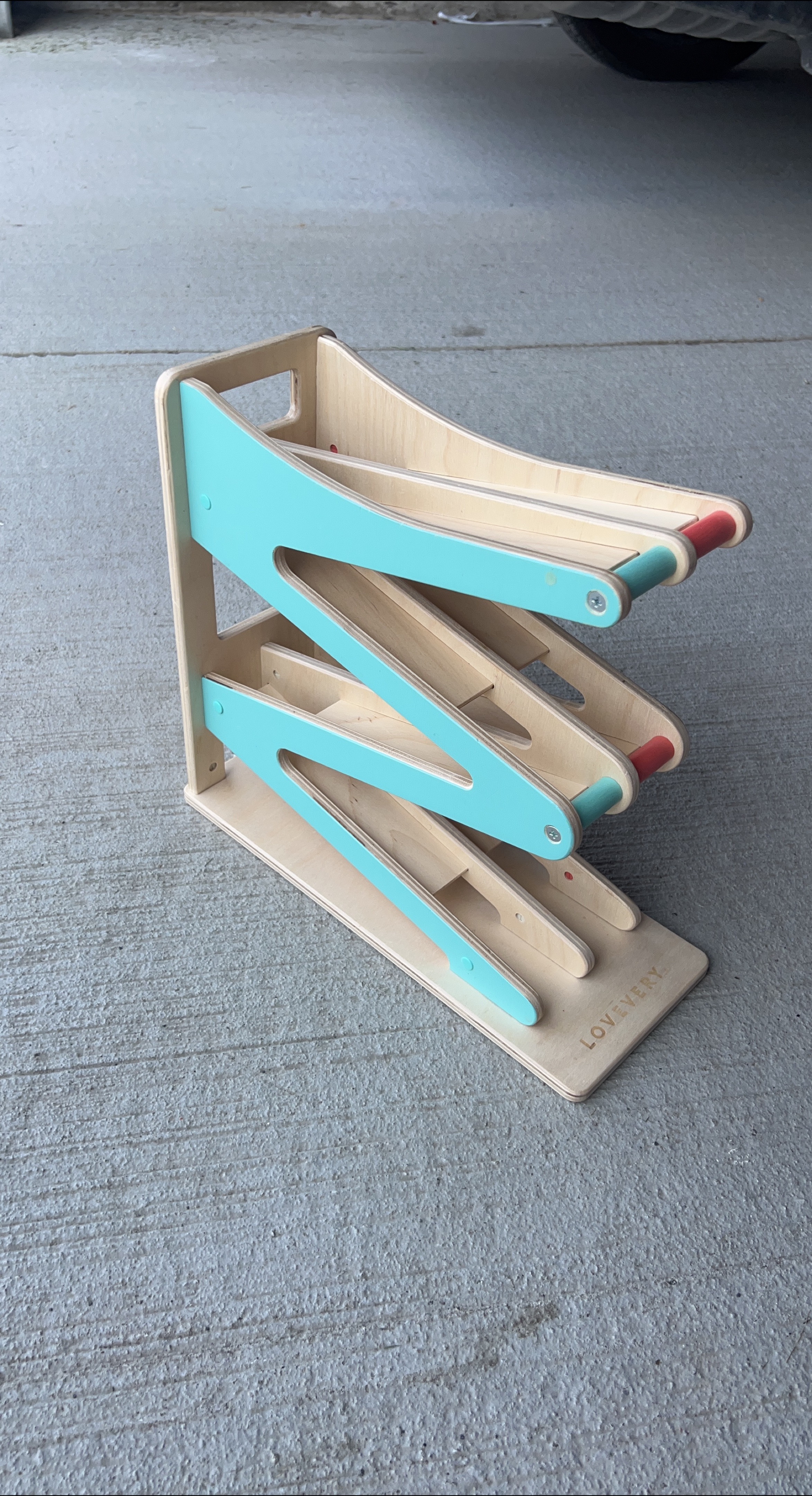 Lovevery Montessori Race and Chase Ramp Toy