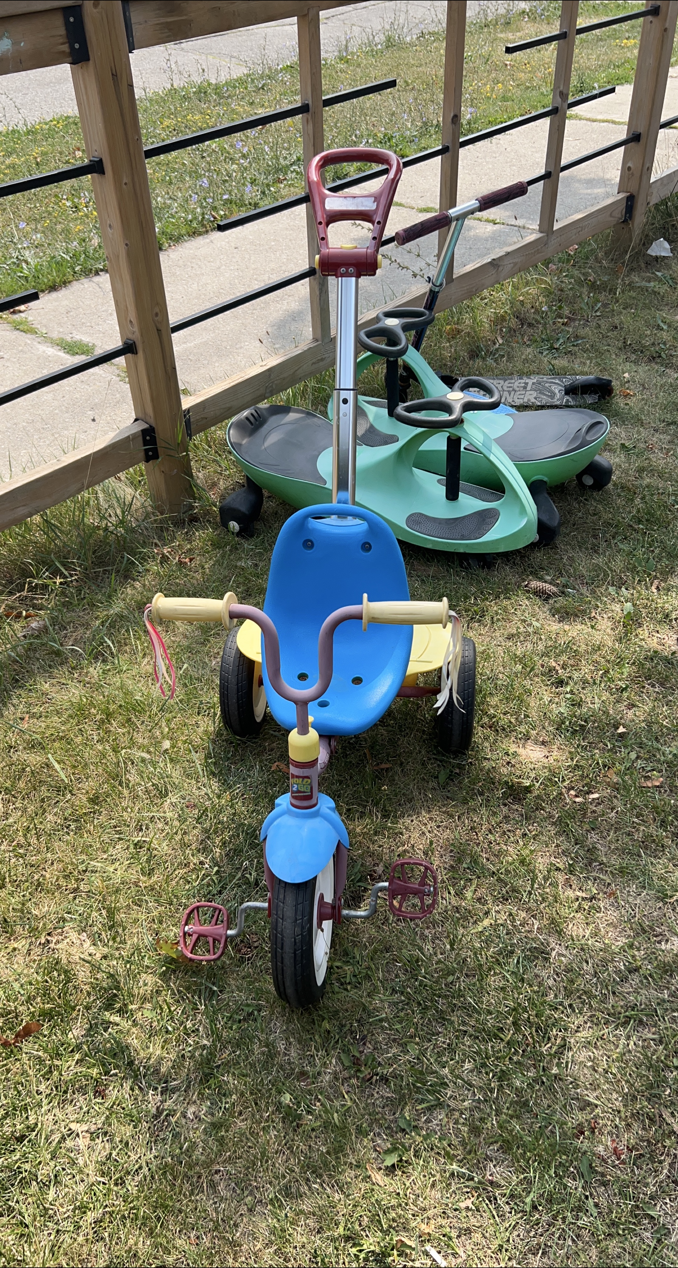 Radio Flyer Tricycle - Blue & Yellow thumbnail