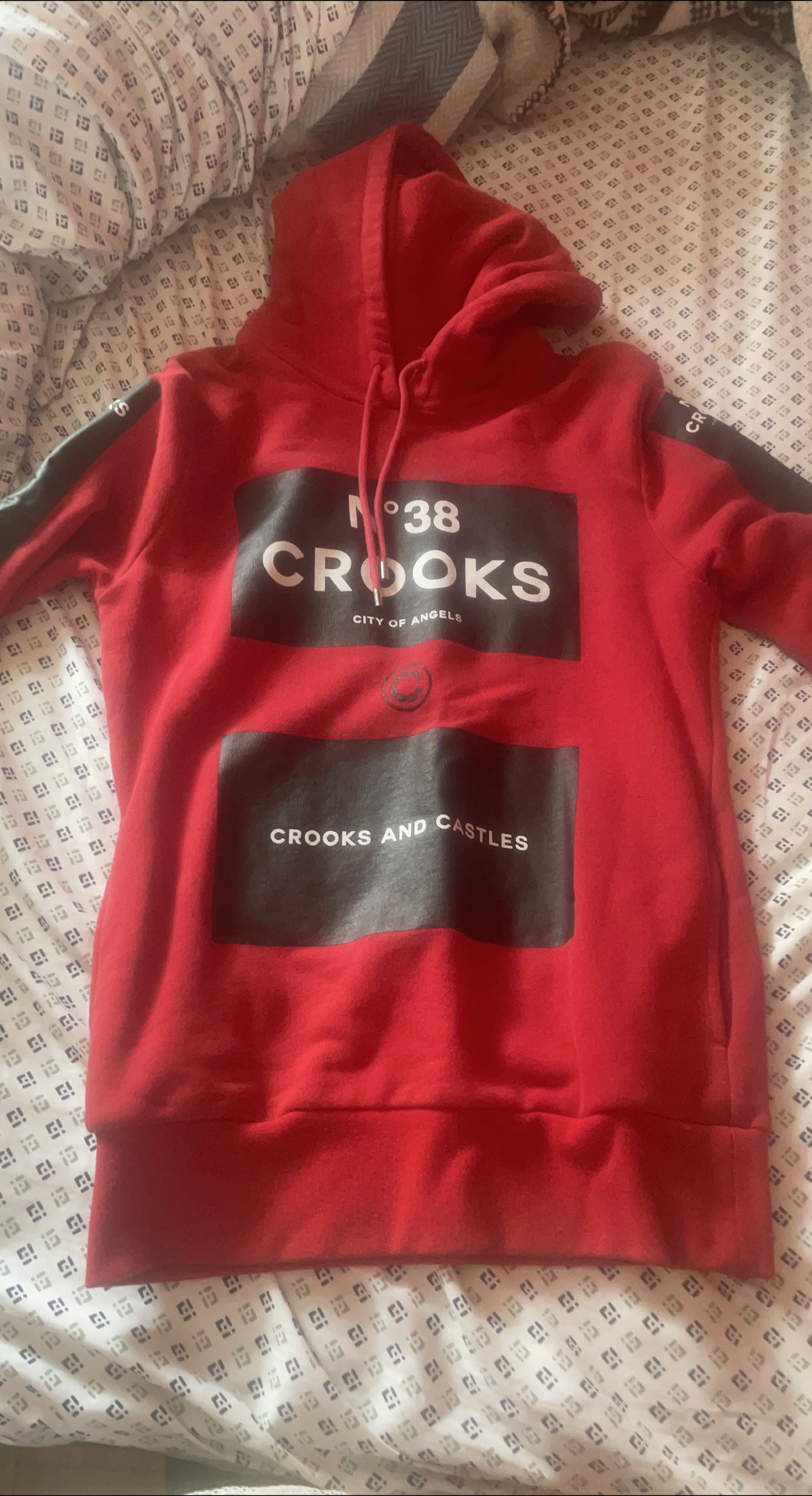 Crooks and Castles Red Hoodie thumbnail