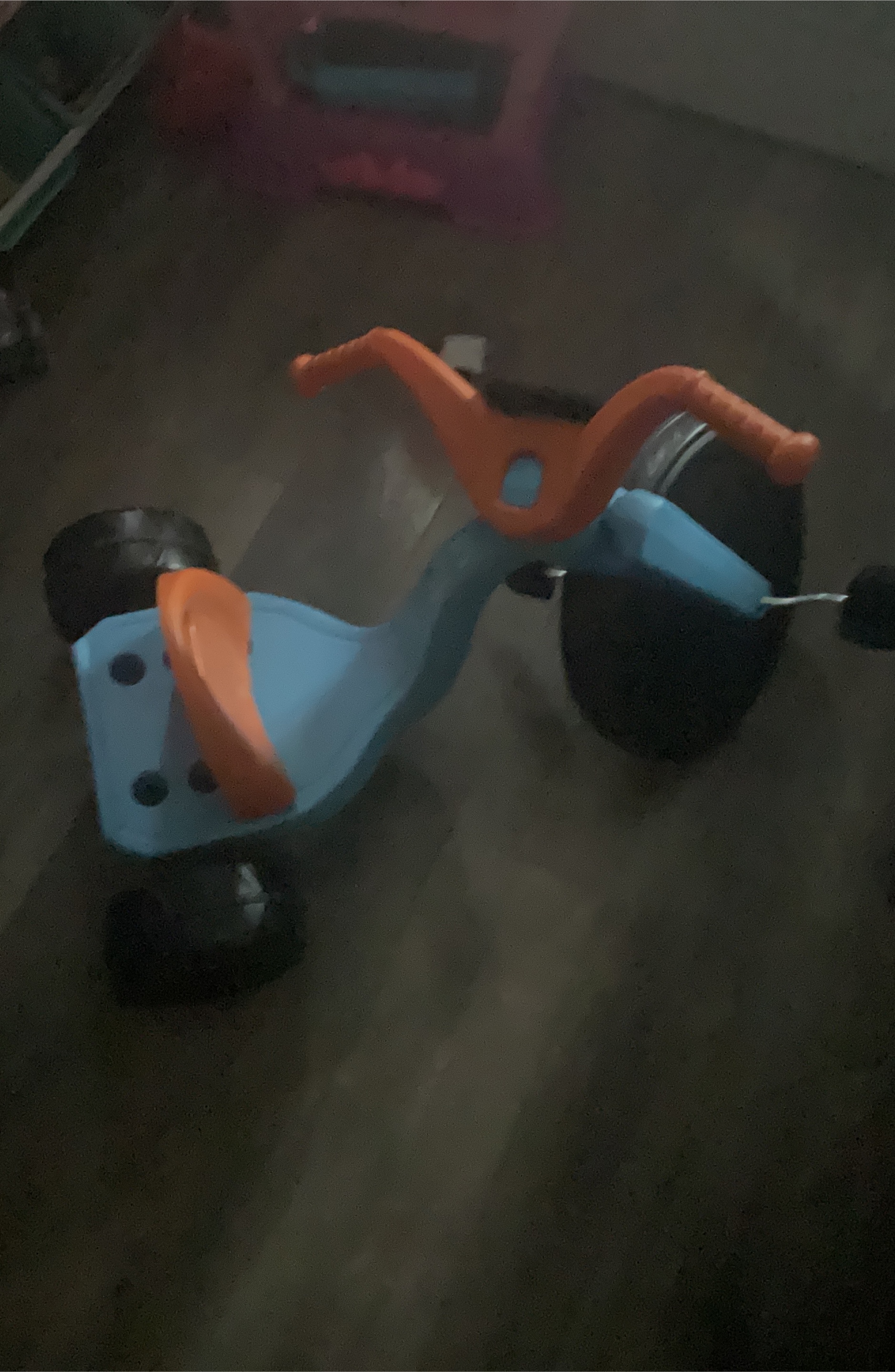 Blue & Orange Kids' Tricycle thumbnail