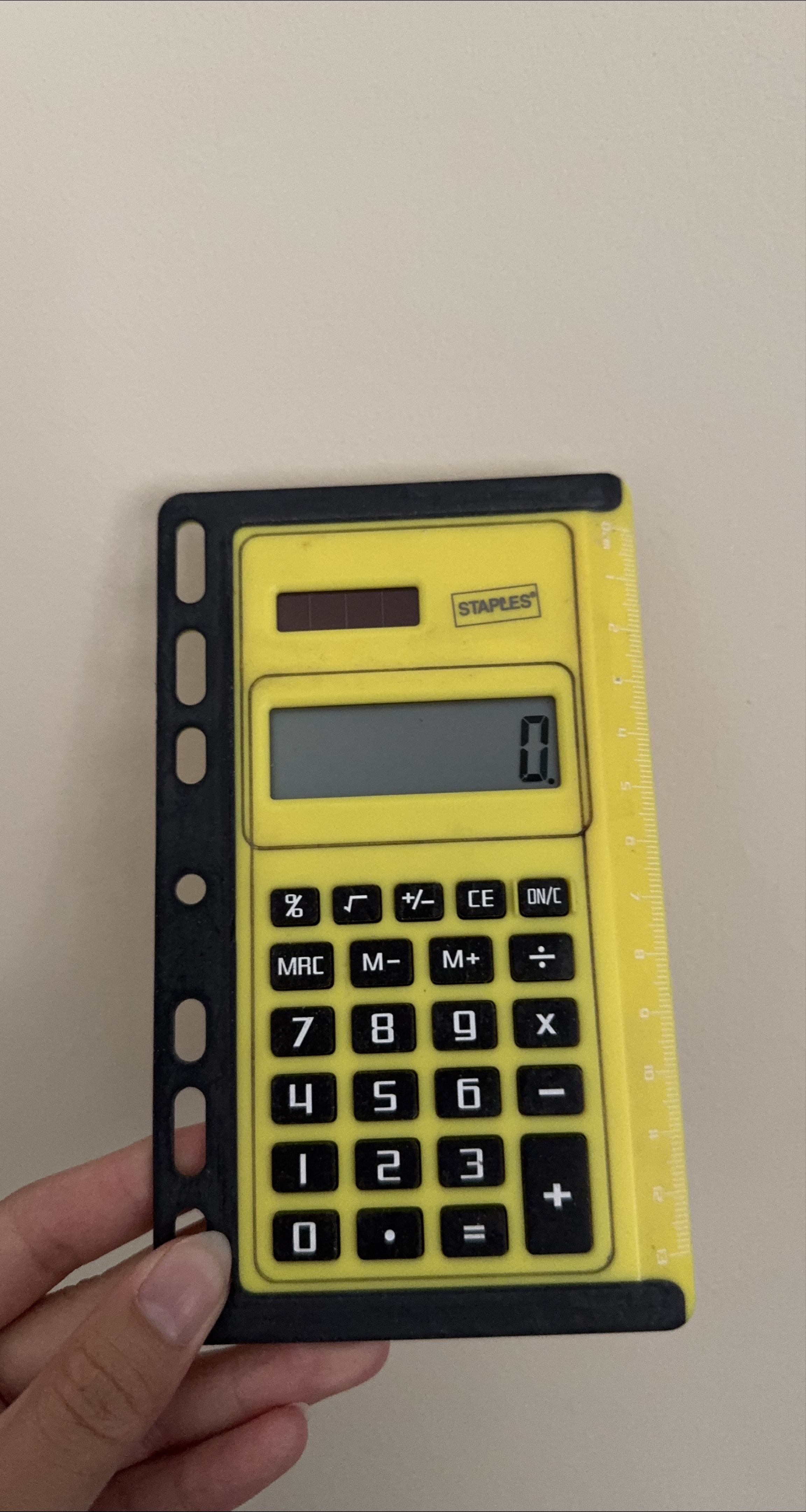 Staples Yellow Solar Battery Calculator 🧡 thumbnail