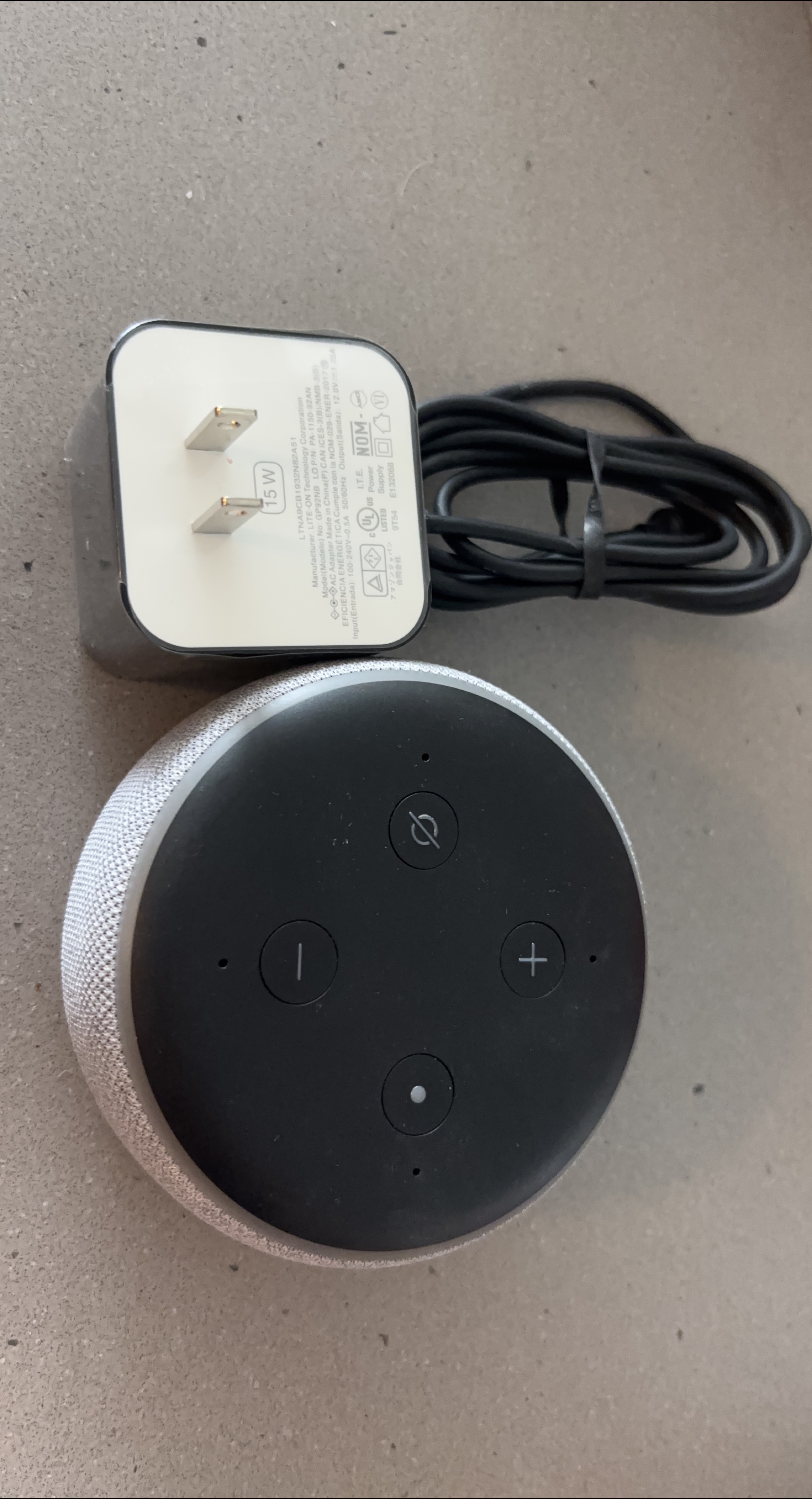 Amazon Echo Dot (3rd Gen) with 15W Charger thumbnail