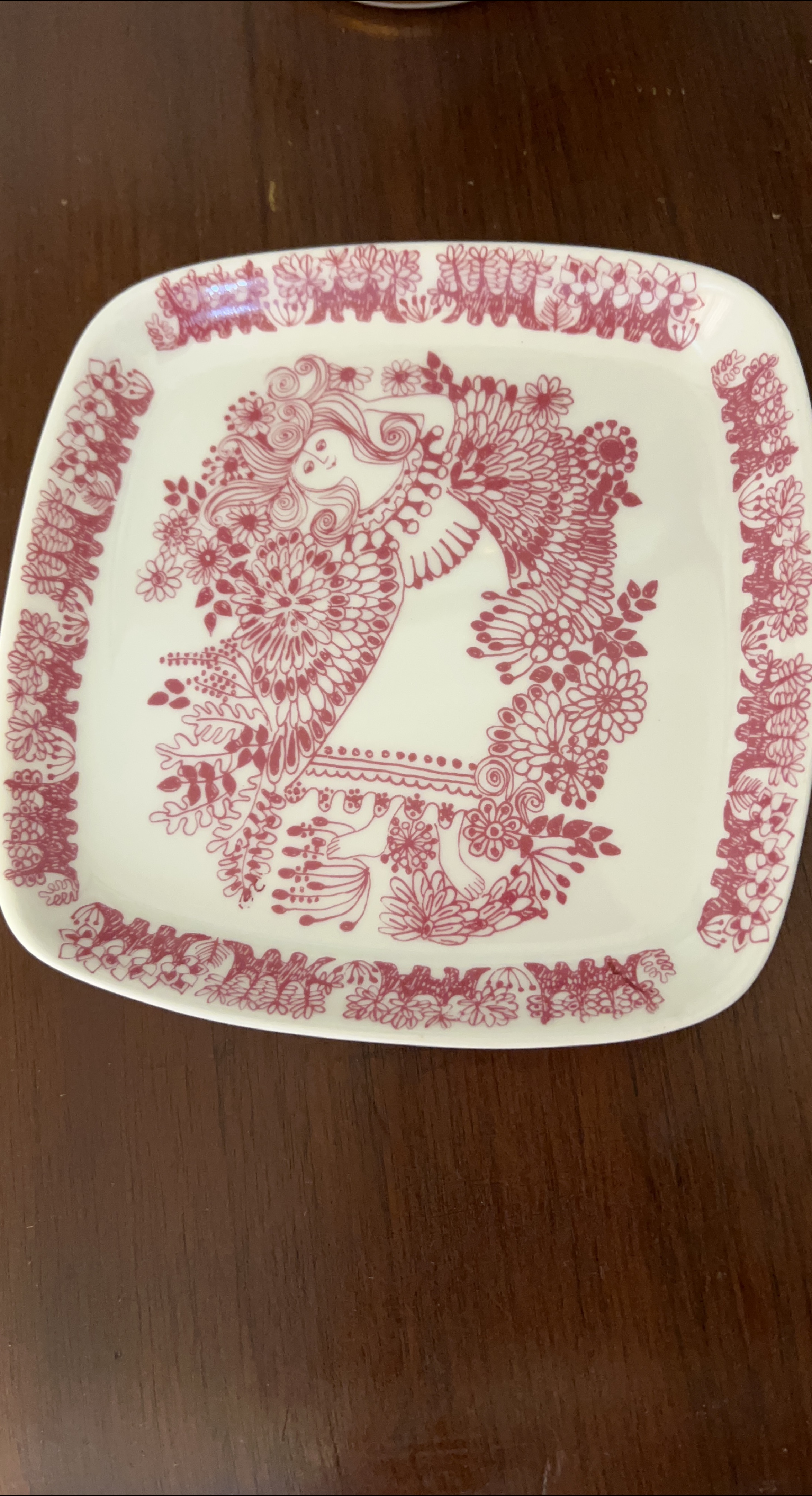 Arabia Finland Anemone Plate thumbnail