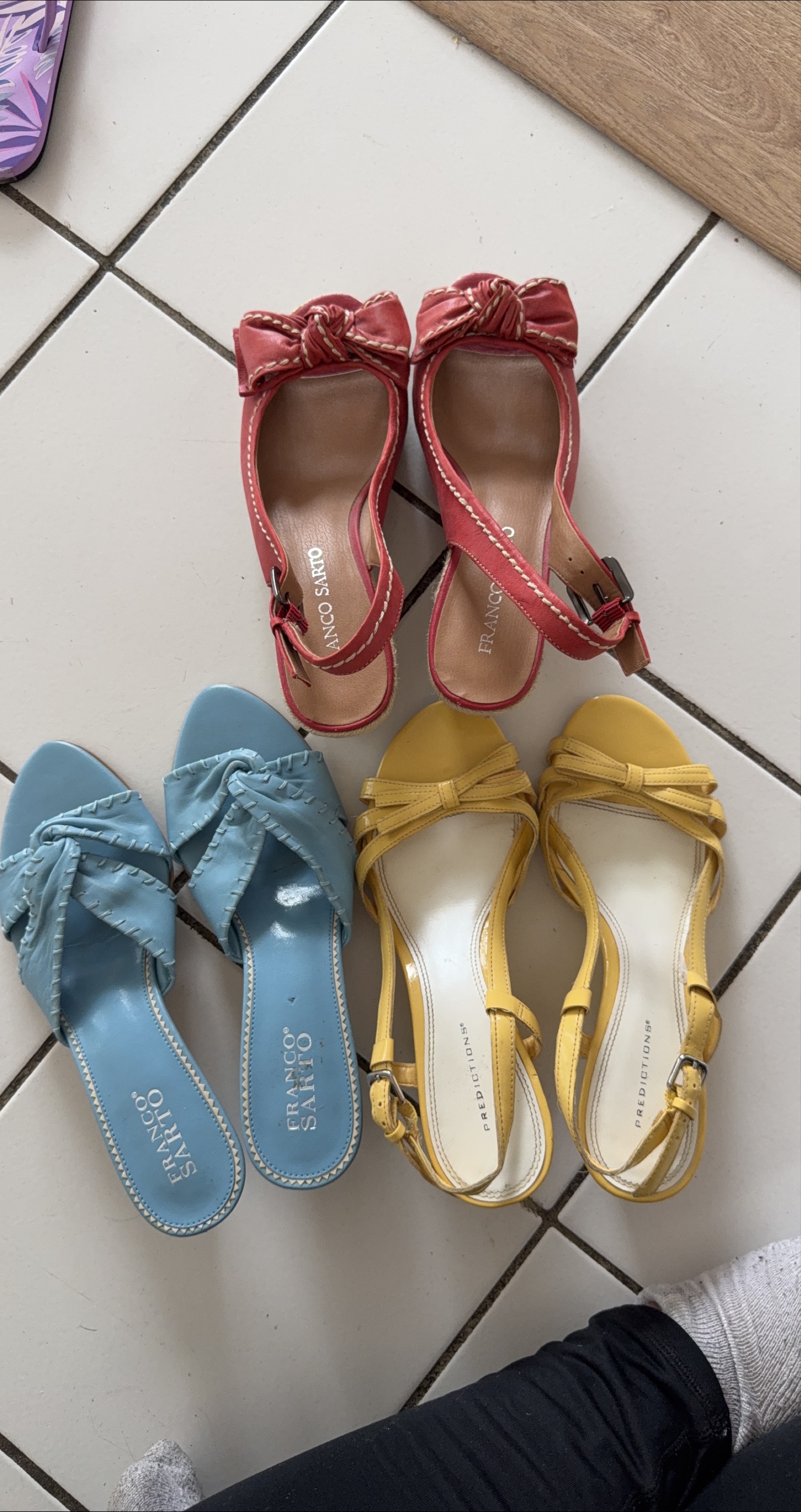 Franco Sarto & Predictions Sandals Bundle thumbnail