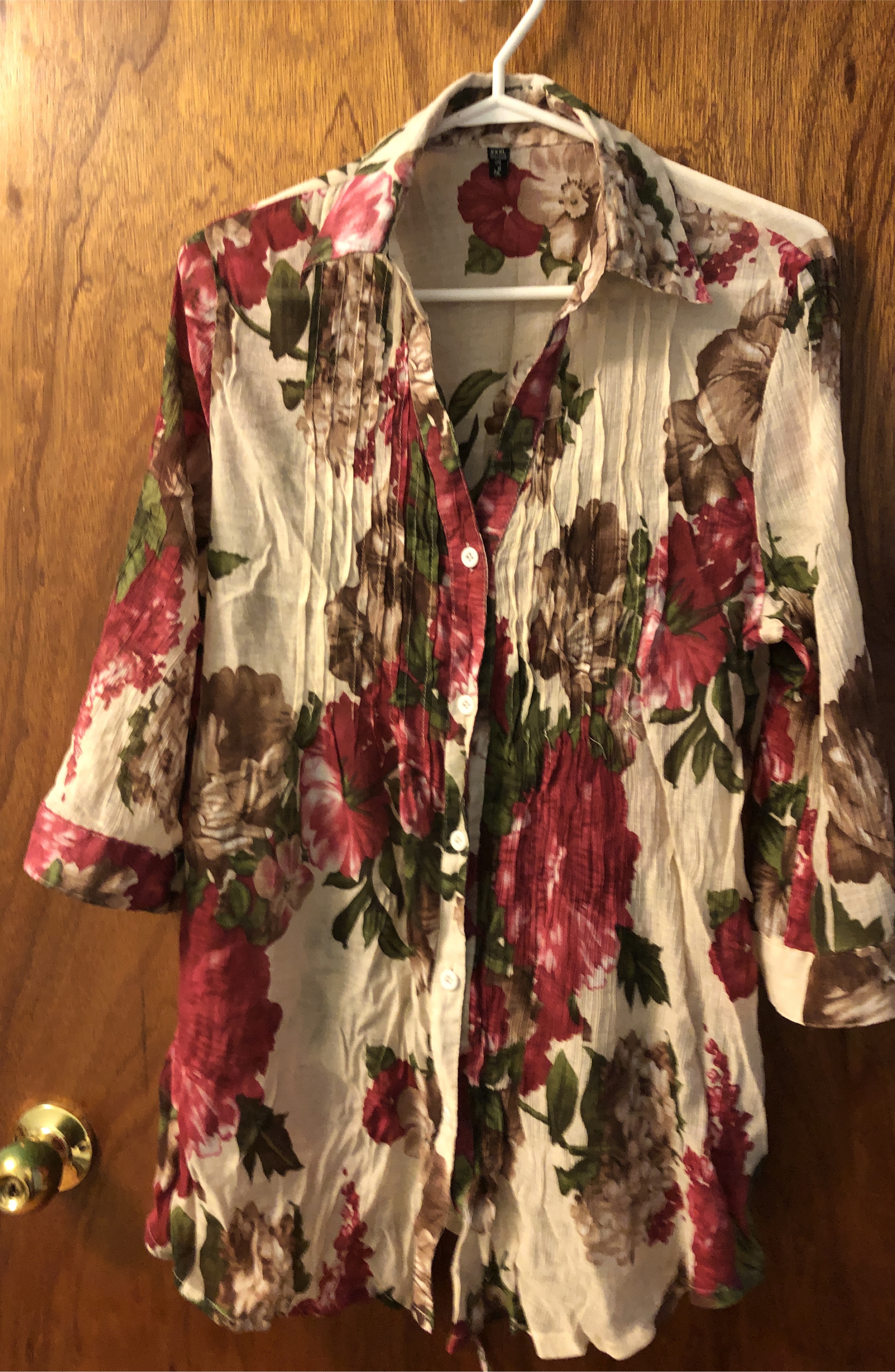 🧡Floral Print Blouse - a summer blouse thumbnail