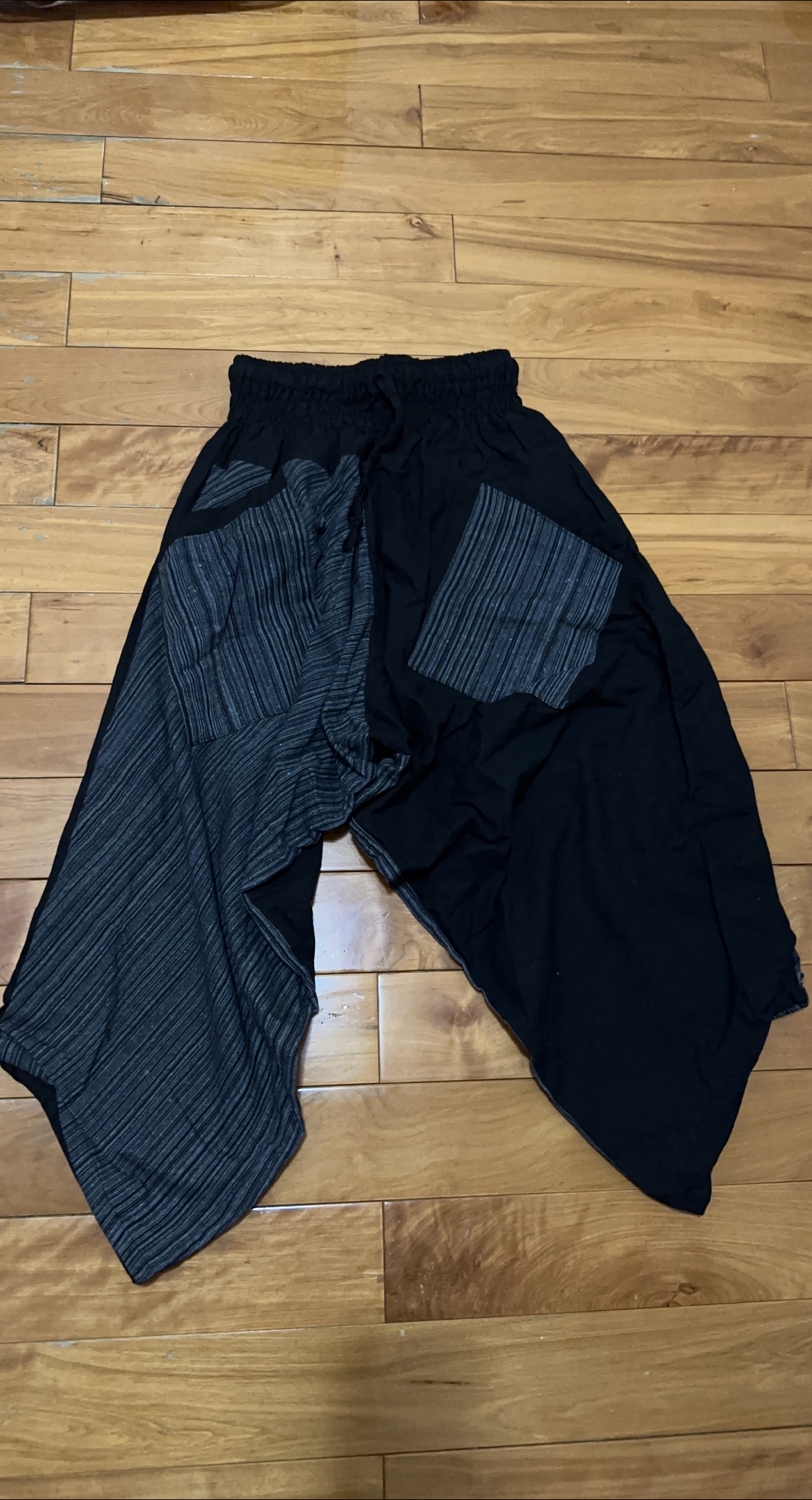 Harem Pants - Black with Gray Accents image indicator(1)