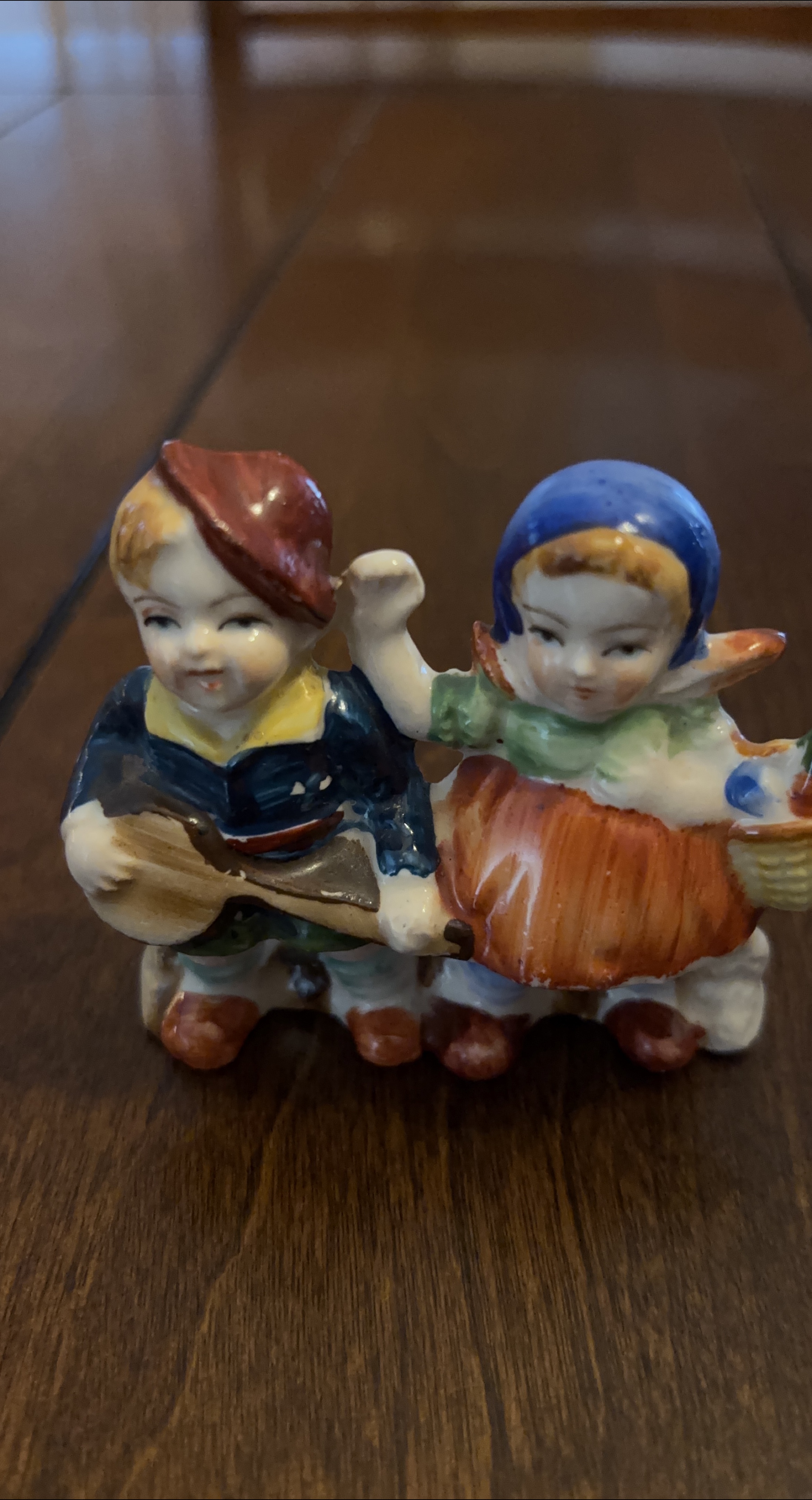 Vintage Ceramic Figurine Duo thumbnail