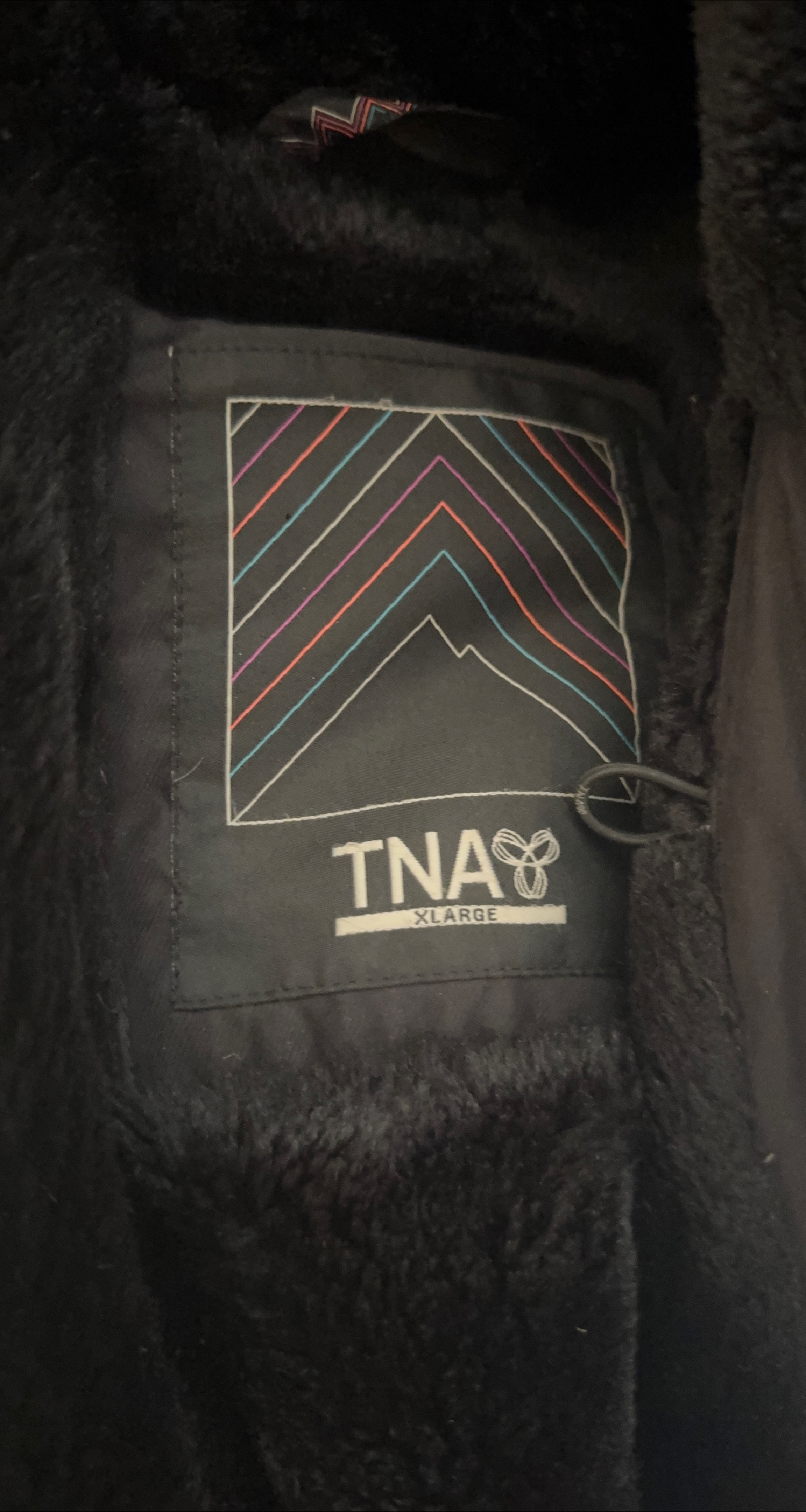 TNA Black Winter Coat - Size XL thumbnail