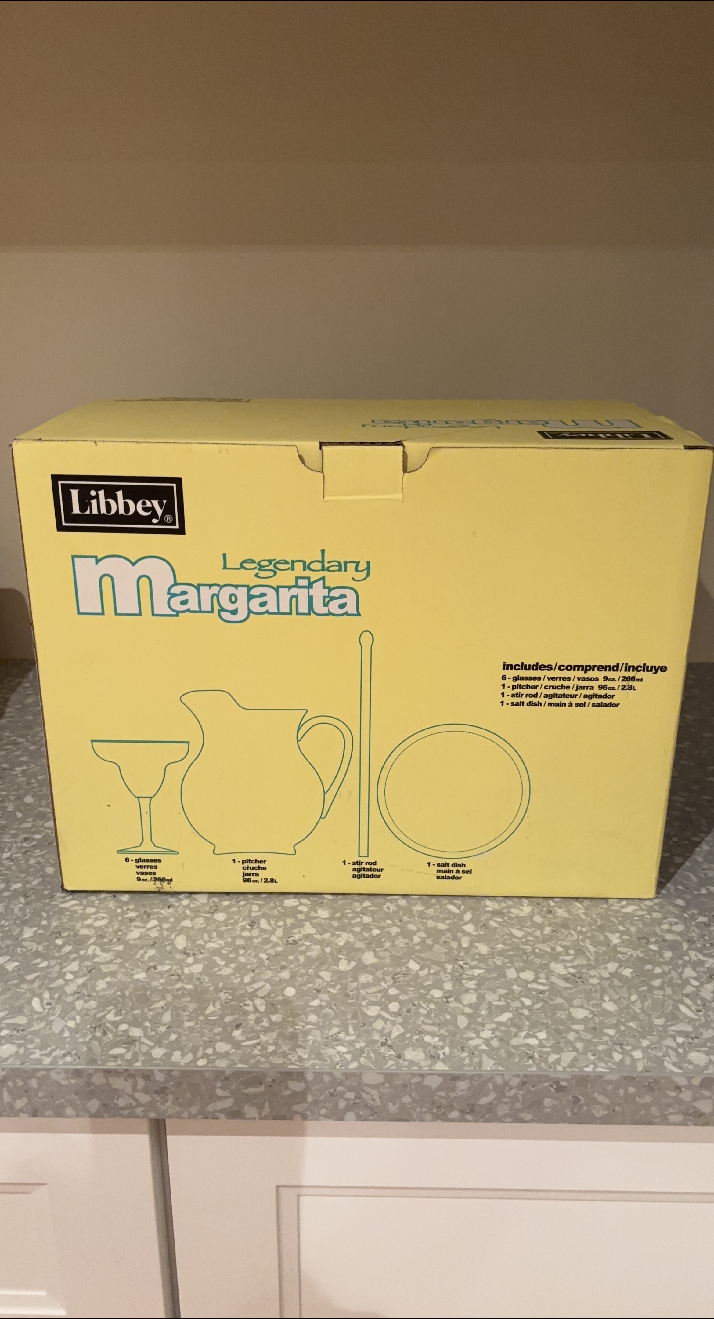 Libbey Legendary Margarita Set - New in Box!