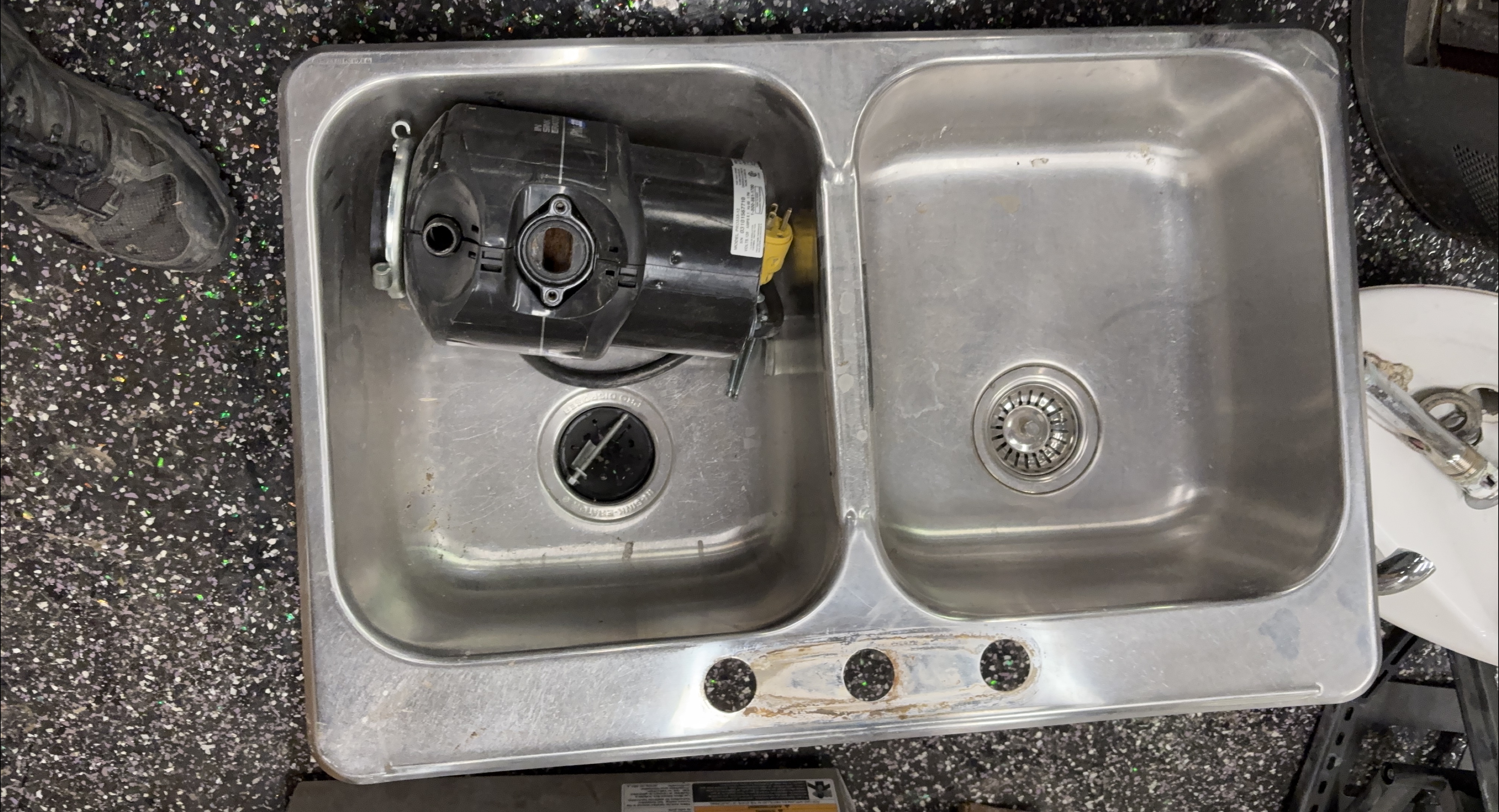 Double Basin Stainless Steel Sink with Disposal thumbnail